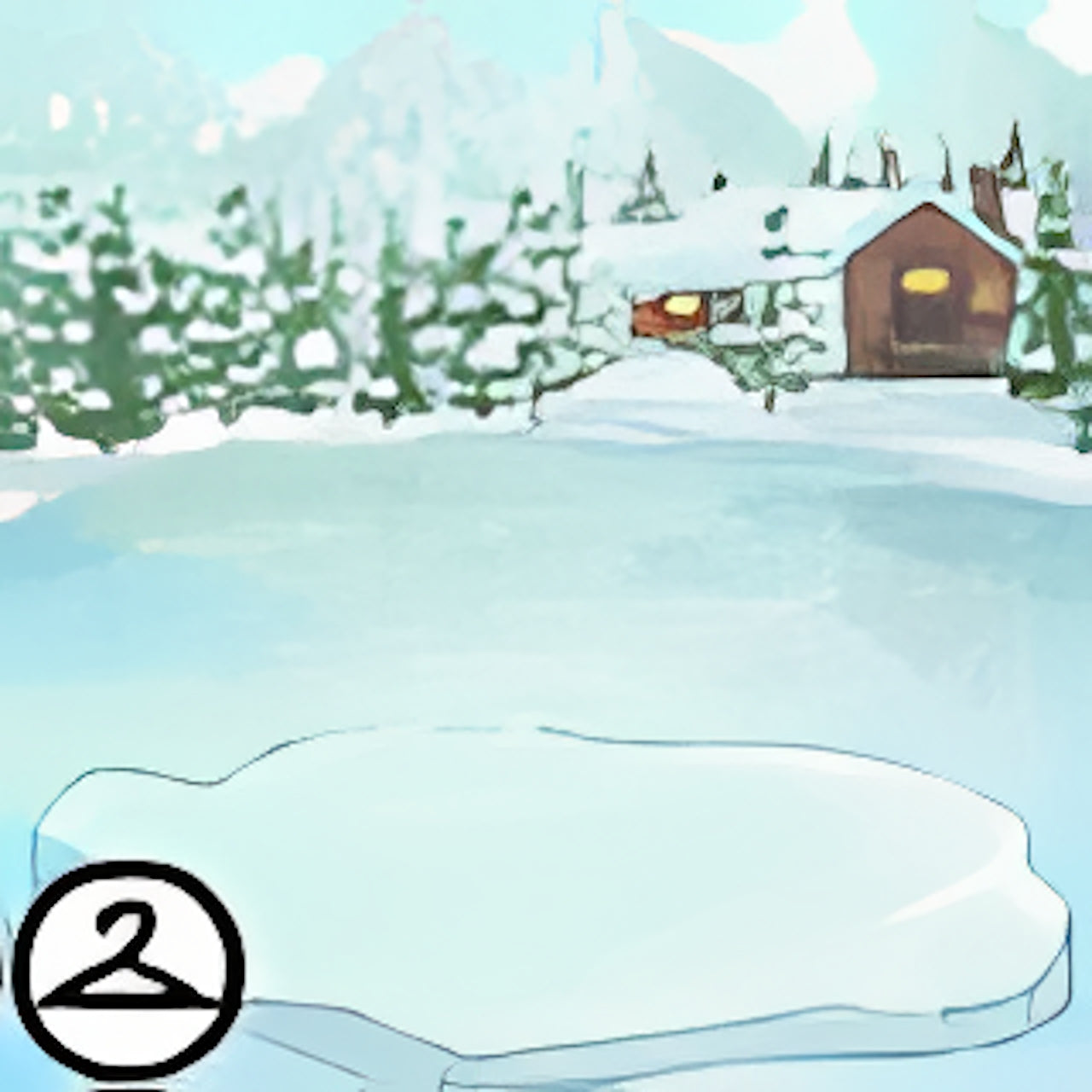 Winter Hideaway Background