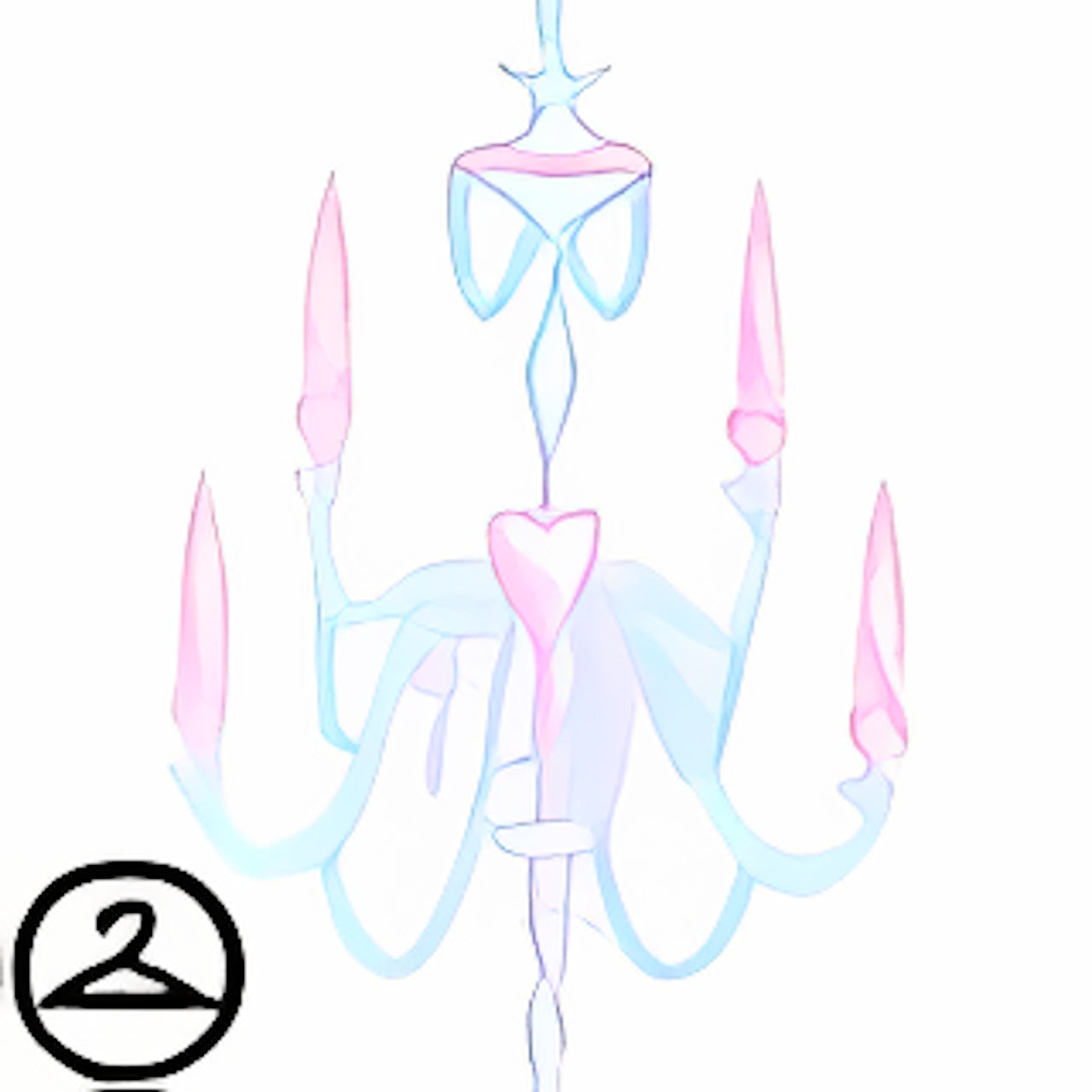 Elegant Valentine Chandelier