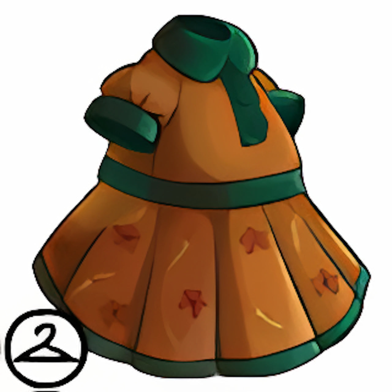Autumn Leaves Casual Dress