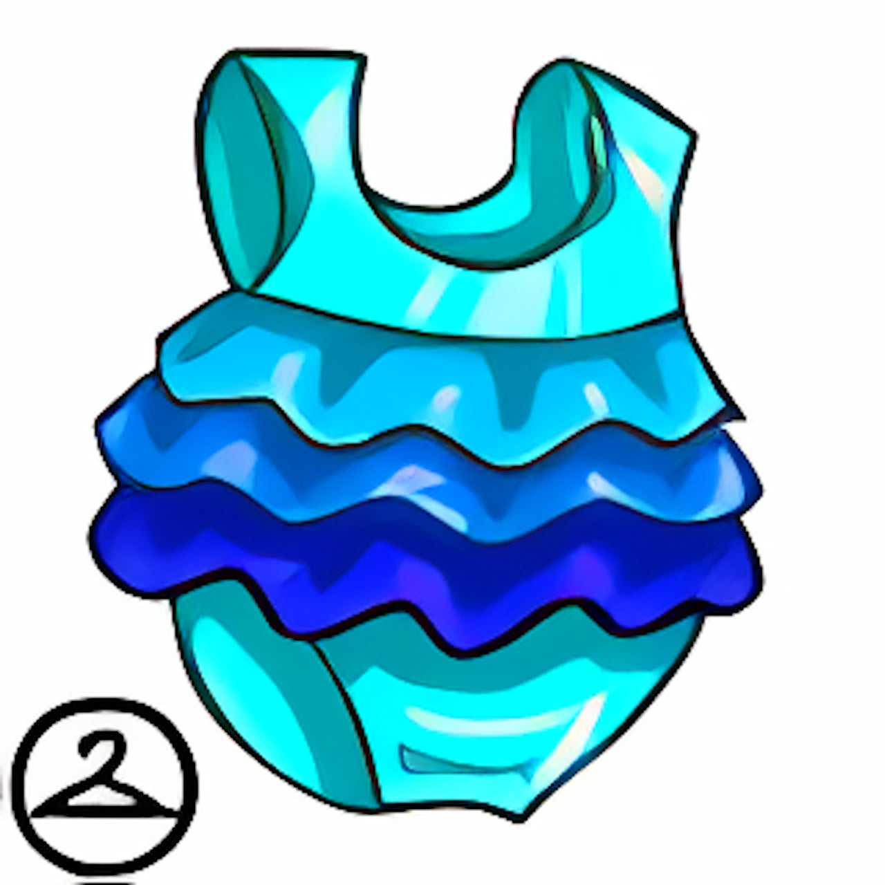 Dyeworks Blue: Baby Summer Swimsuit