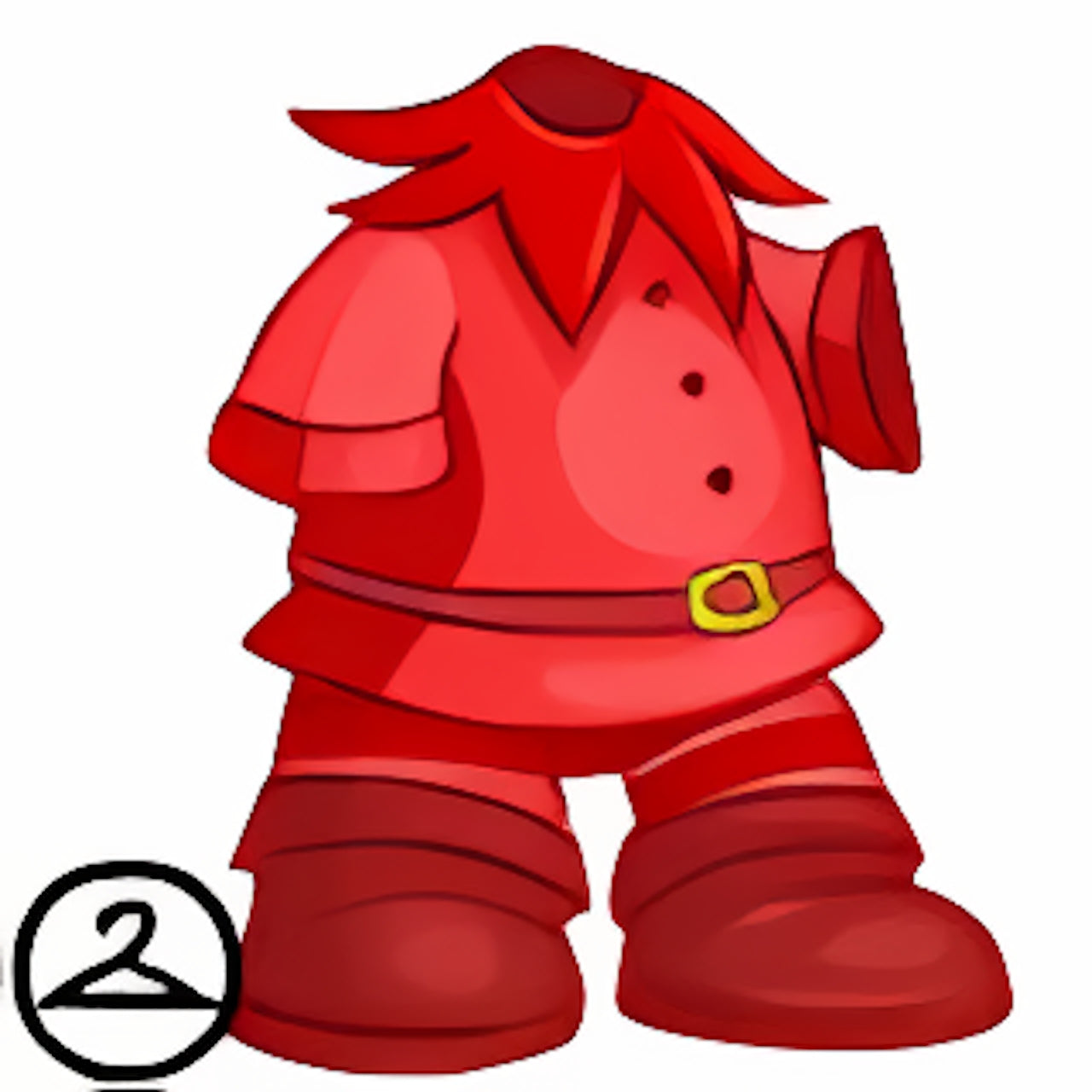 Dyeworks Red: Baby Blue Elf Outfit