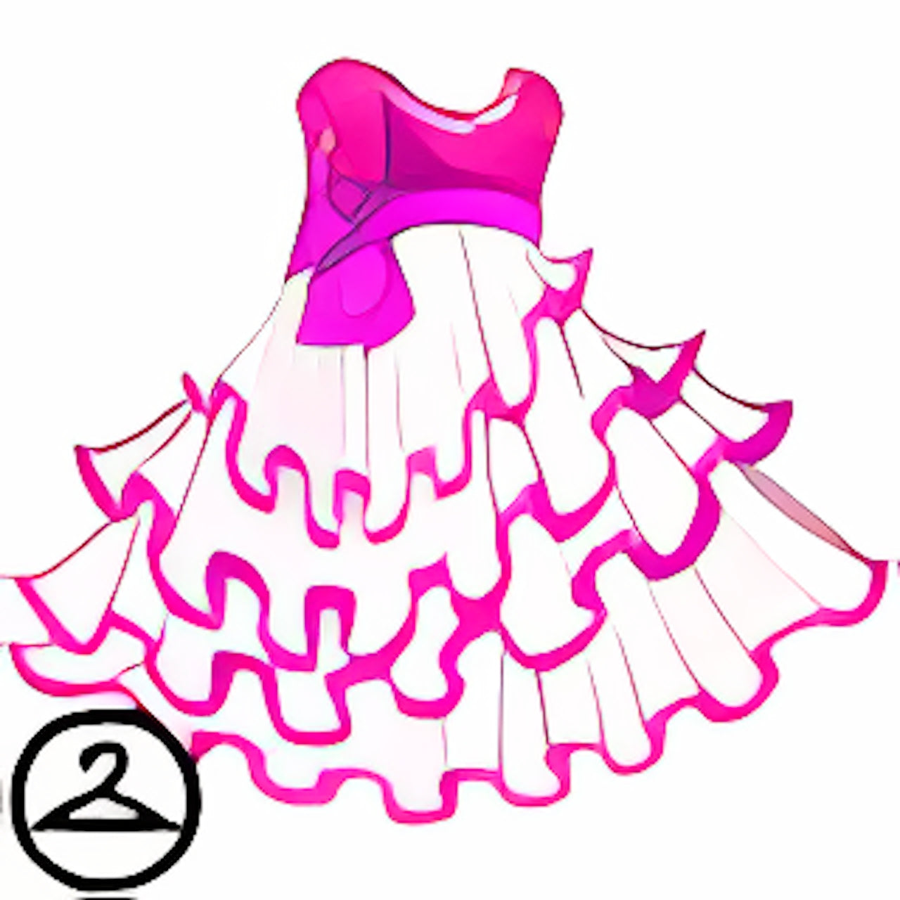 Dyeworks Pink: Baby Holiday Ruffle Dress