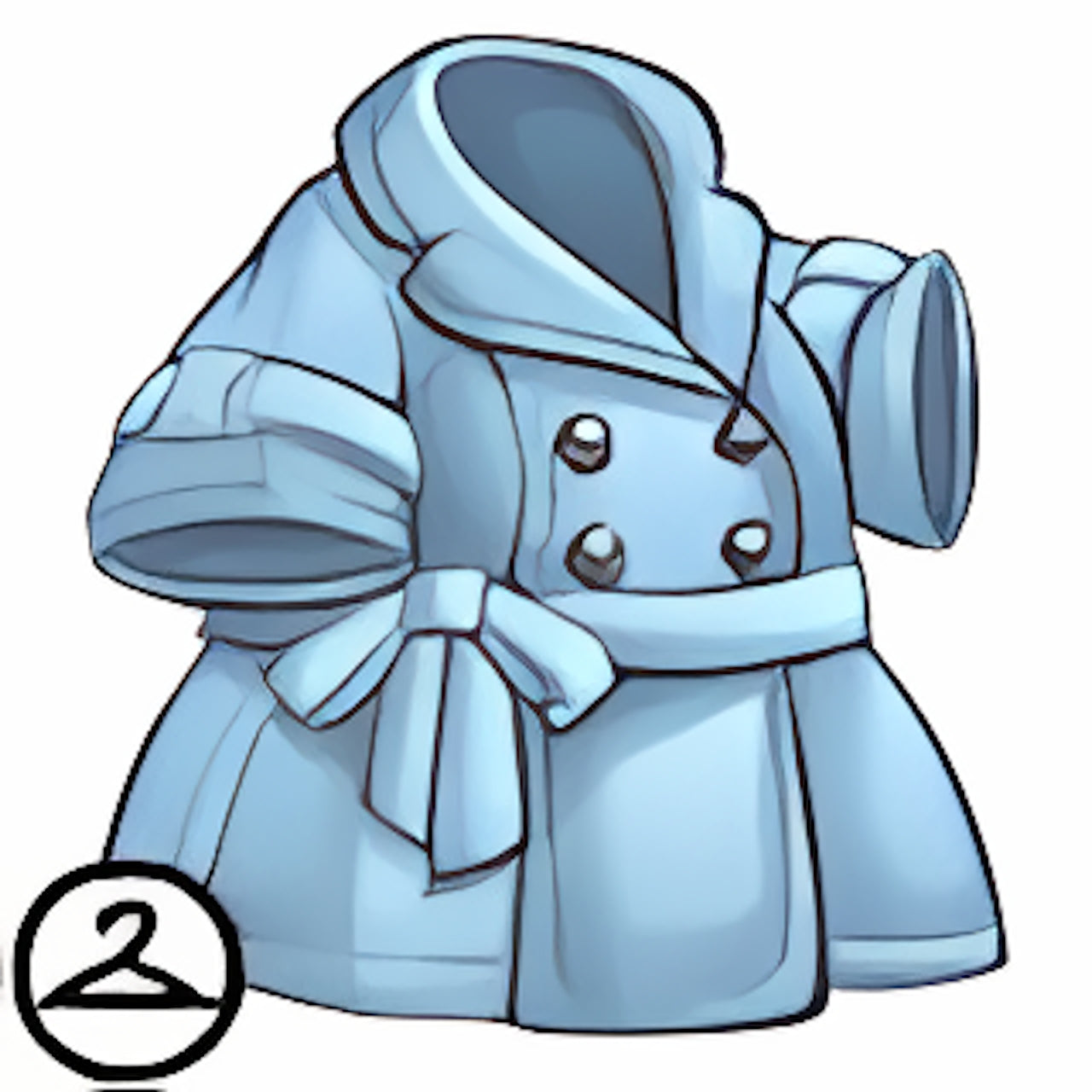 Light Blue Dress Coat