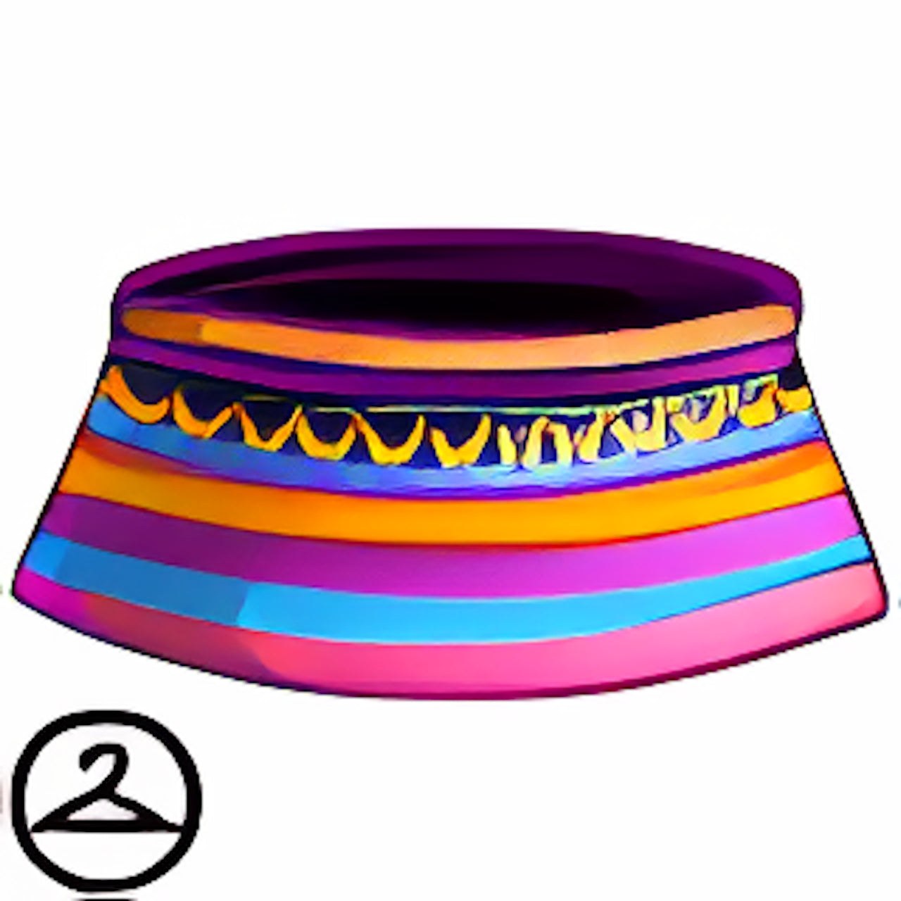Highlighted Fabric Skirt