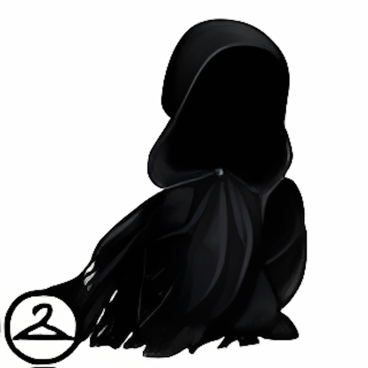 Flowing Black Cloak