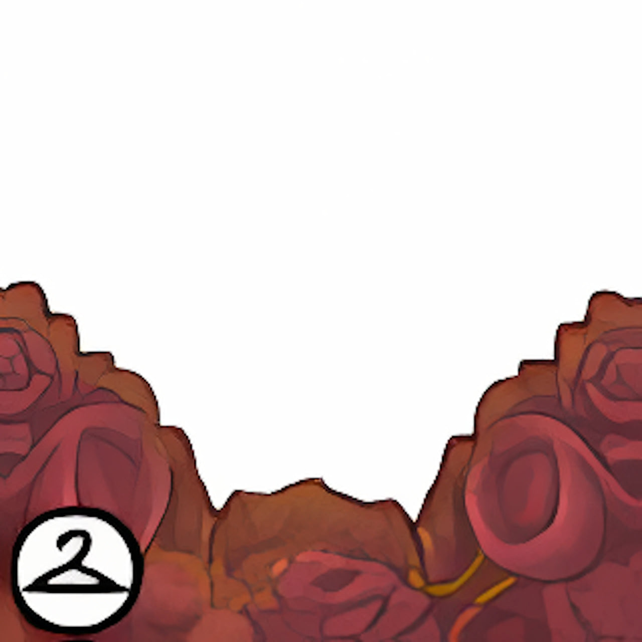 Carved Wooden Roses Foreground