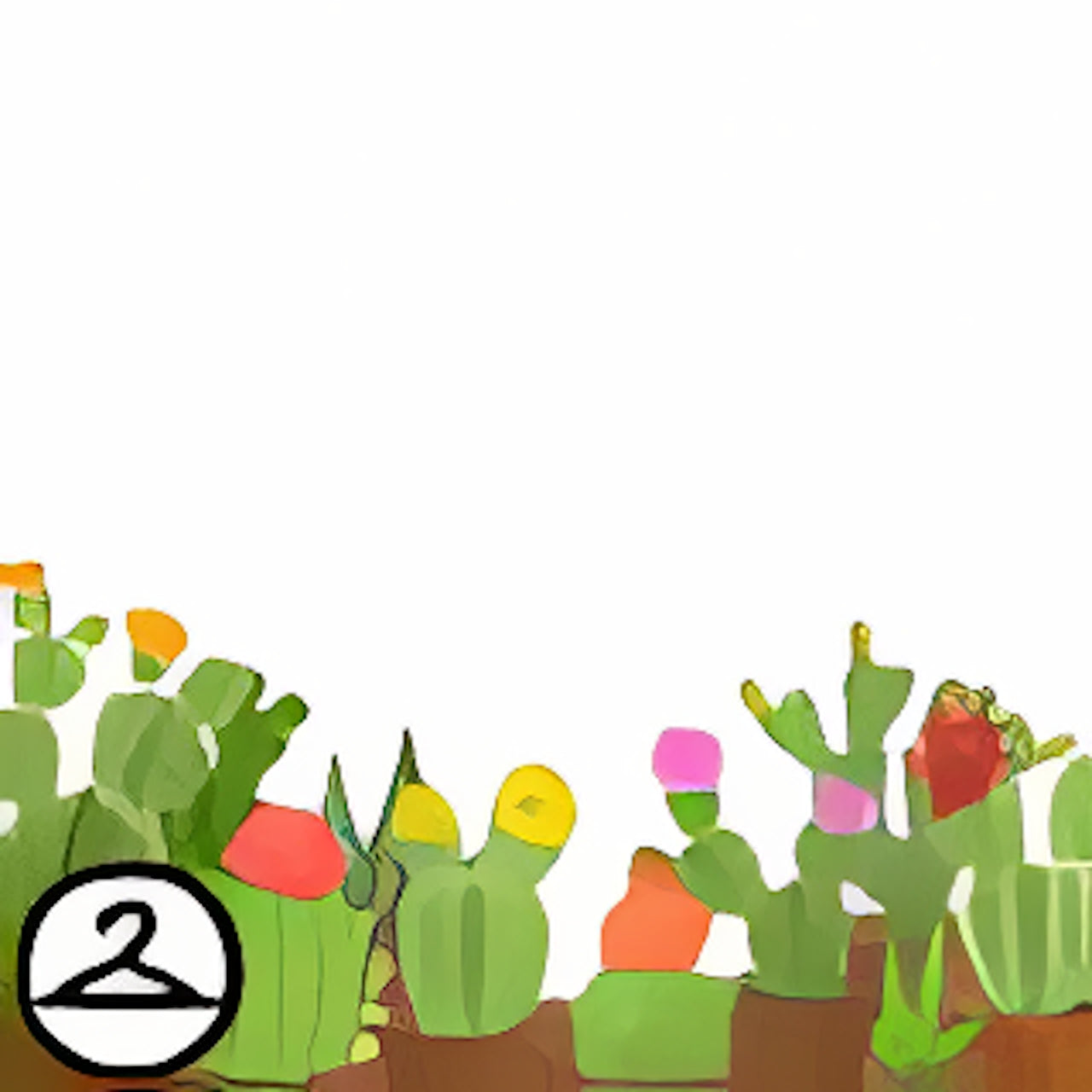Blooming Cactus Foreground
