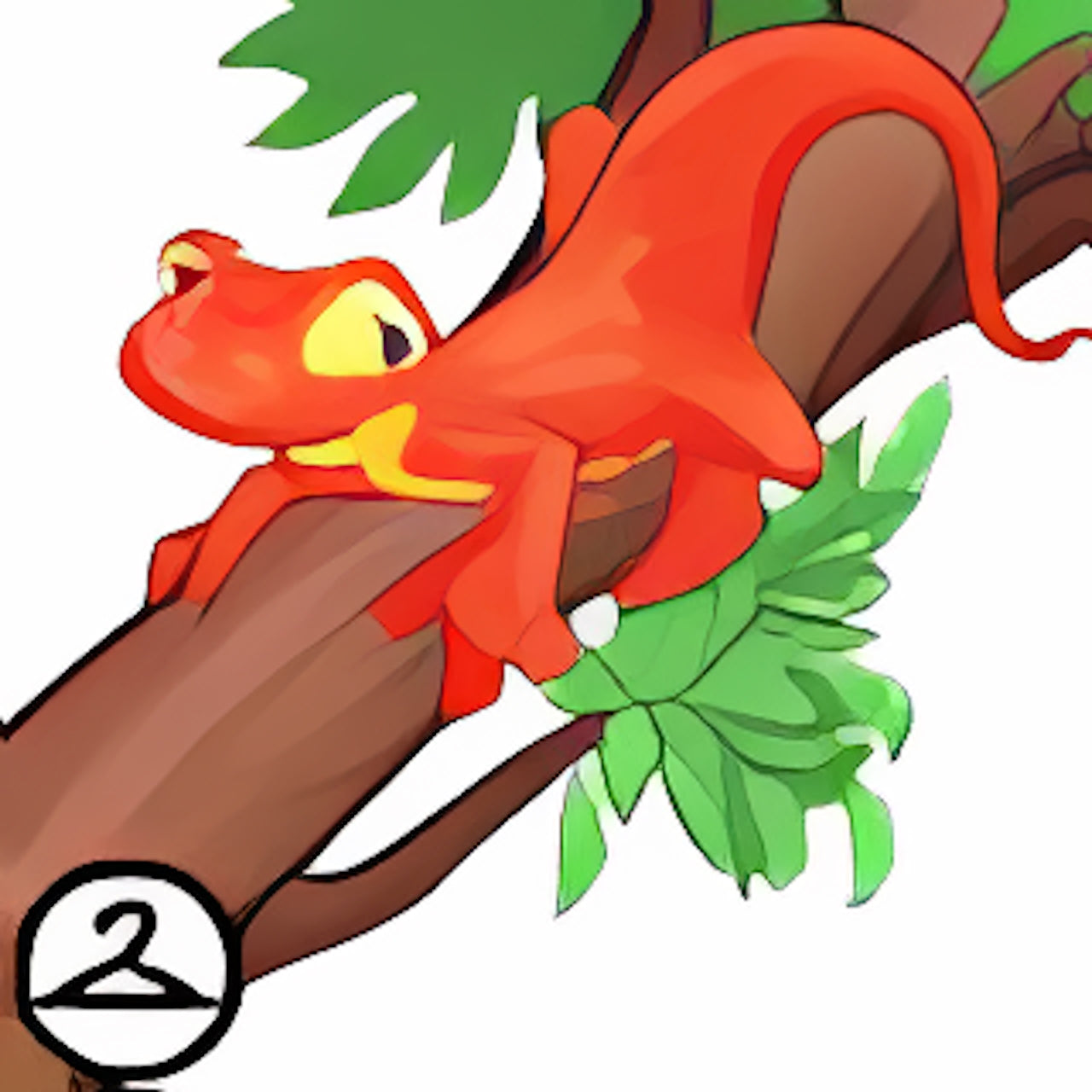 Techo Relaxing in a Tree Trinket