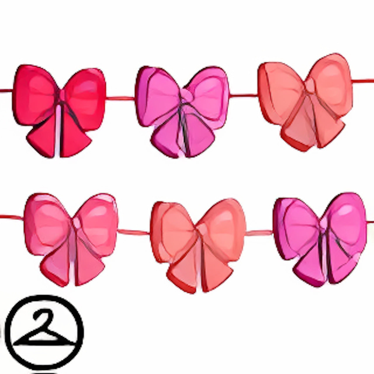 Usuki Ribbon Garland