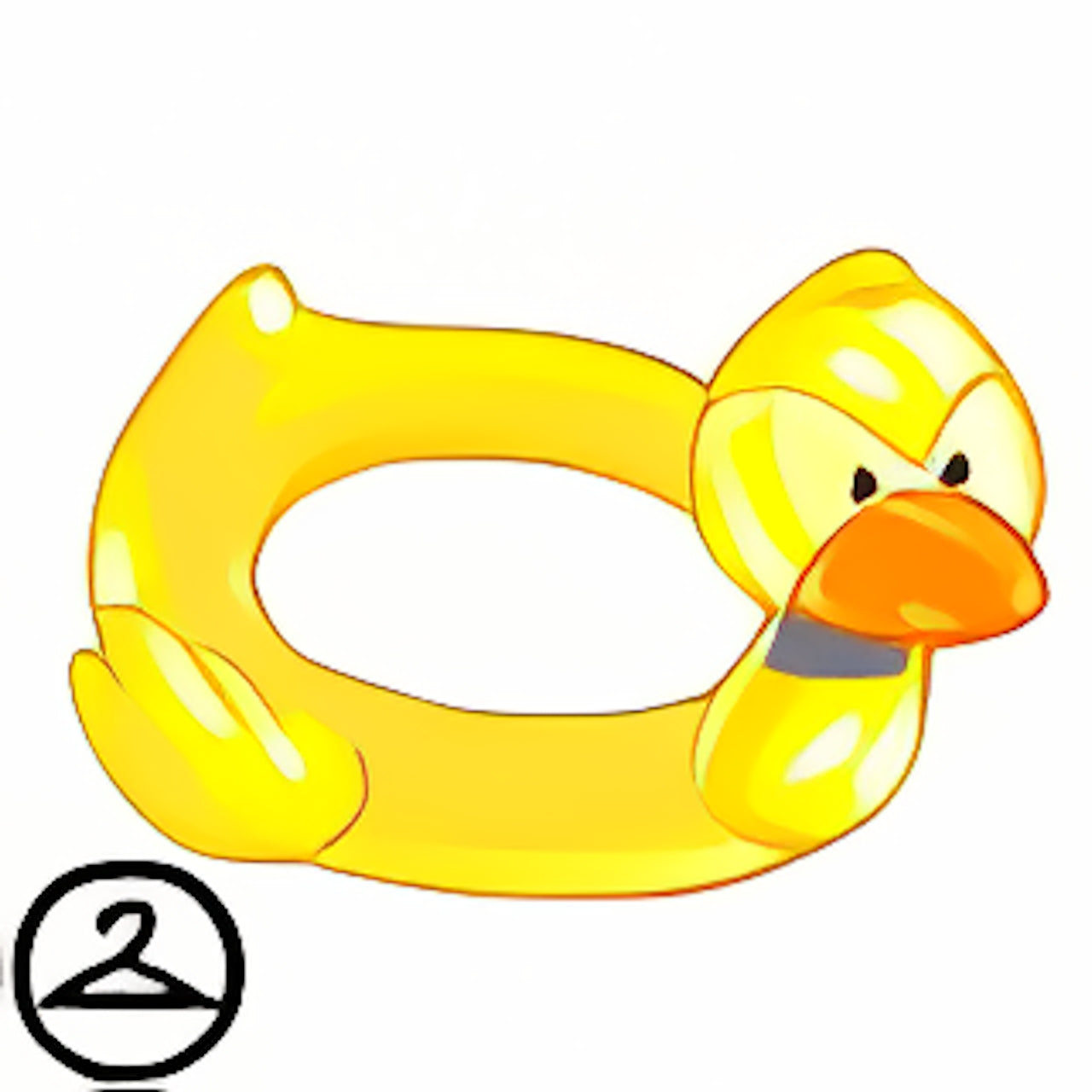 Adorable Yellow Mallard Float Ring