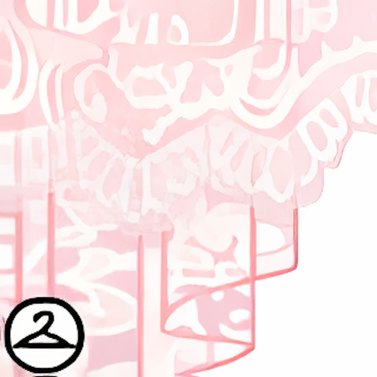 Dyeworks Pink: Lace Curtain Garland