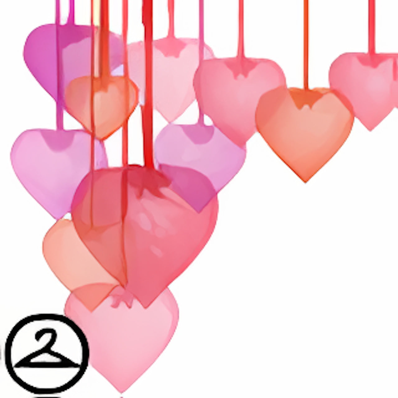 Paper Valentine Garland