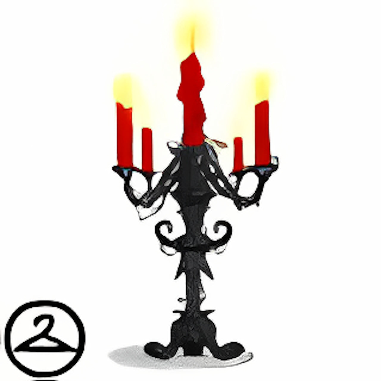 Gothic Floor Candles