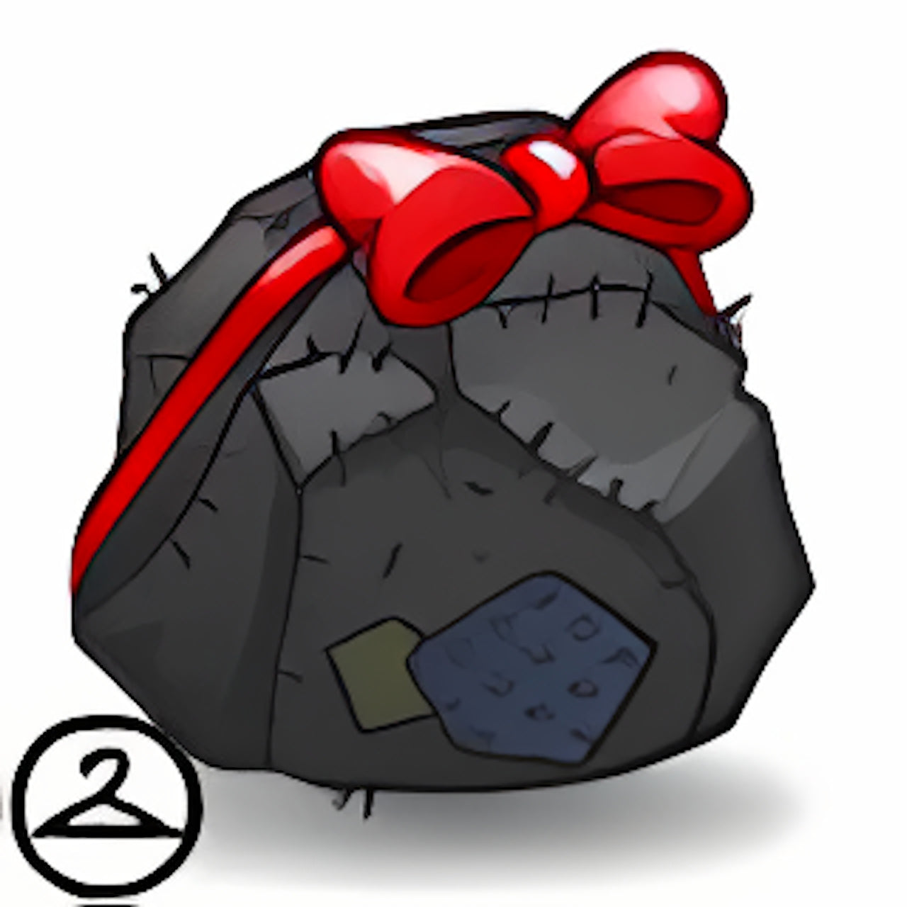 Christmas Rock Handheld Plushie
