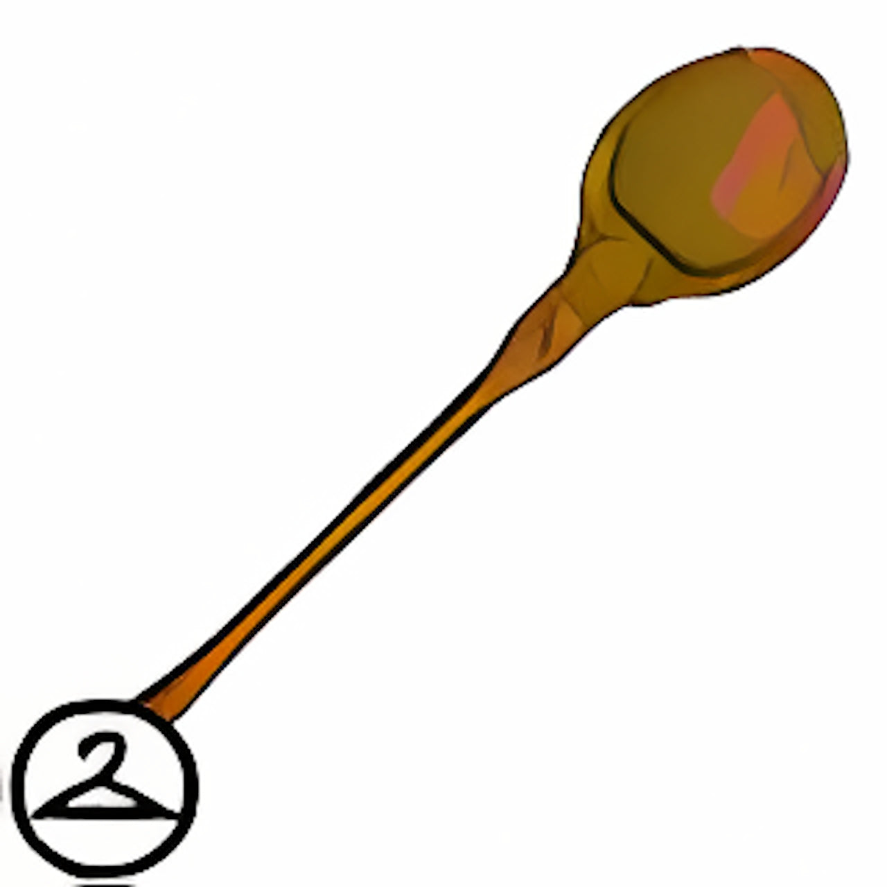 Elegant Wooden Spoon Staff