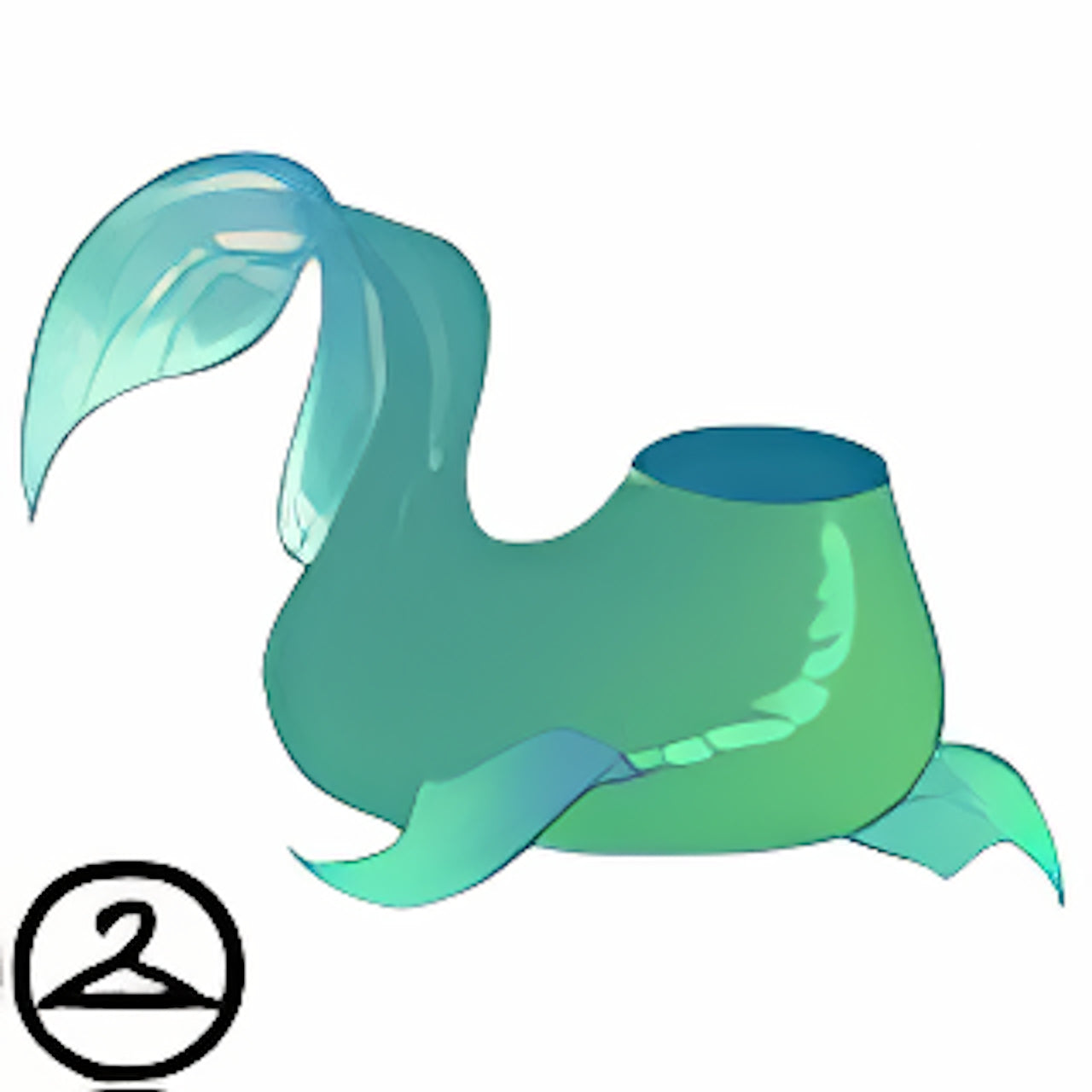 Dyeworks Green: Iridescent Mermaid Tail