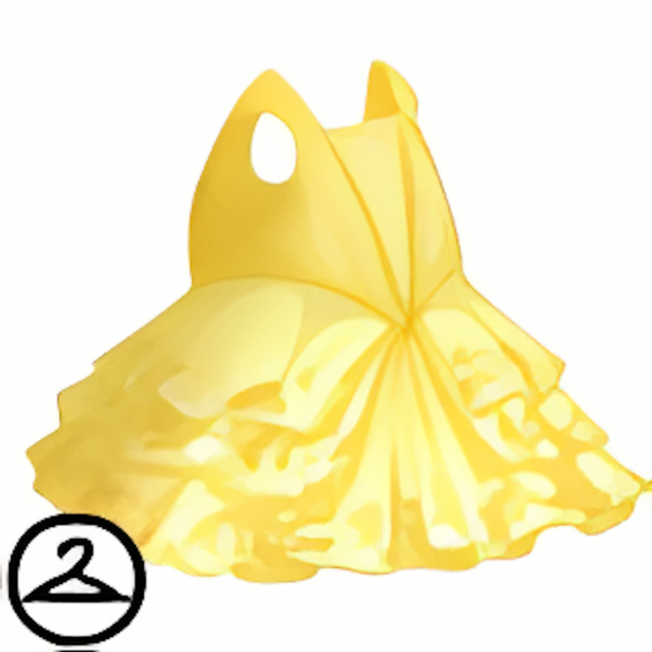 MME22-S2a: Regal Yellow Princess Gown