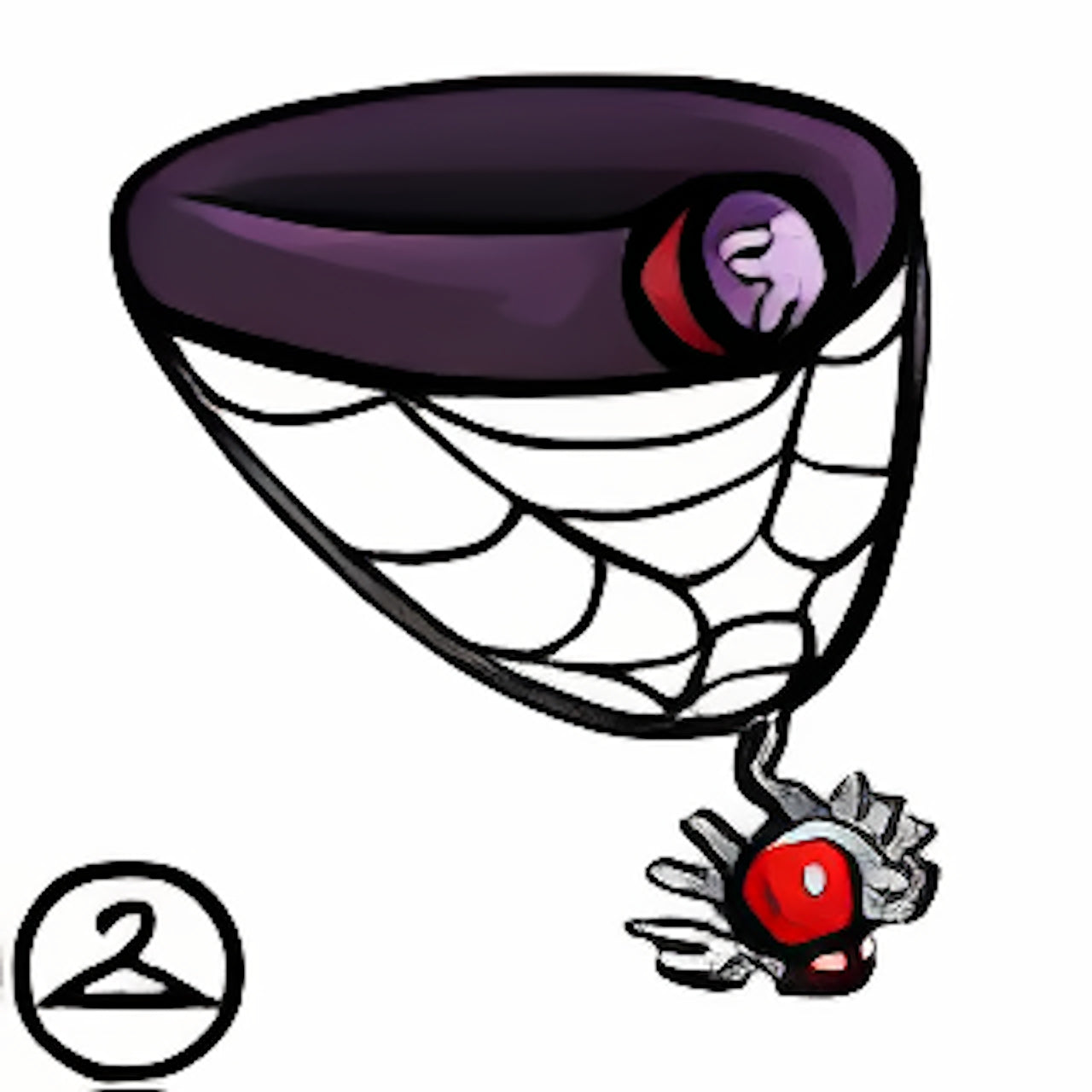 Sparkling Cobweb Necklace