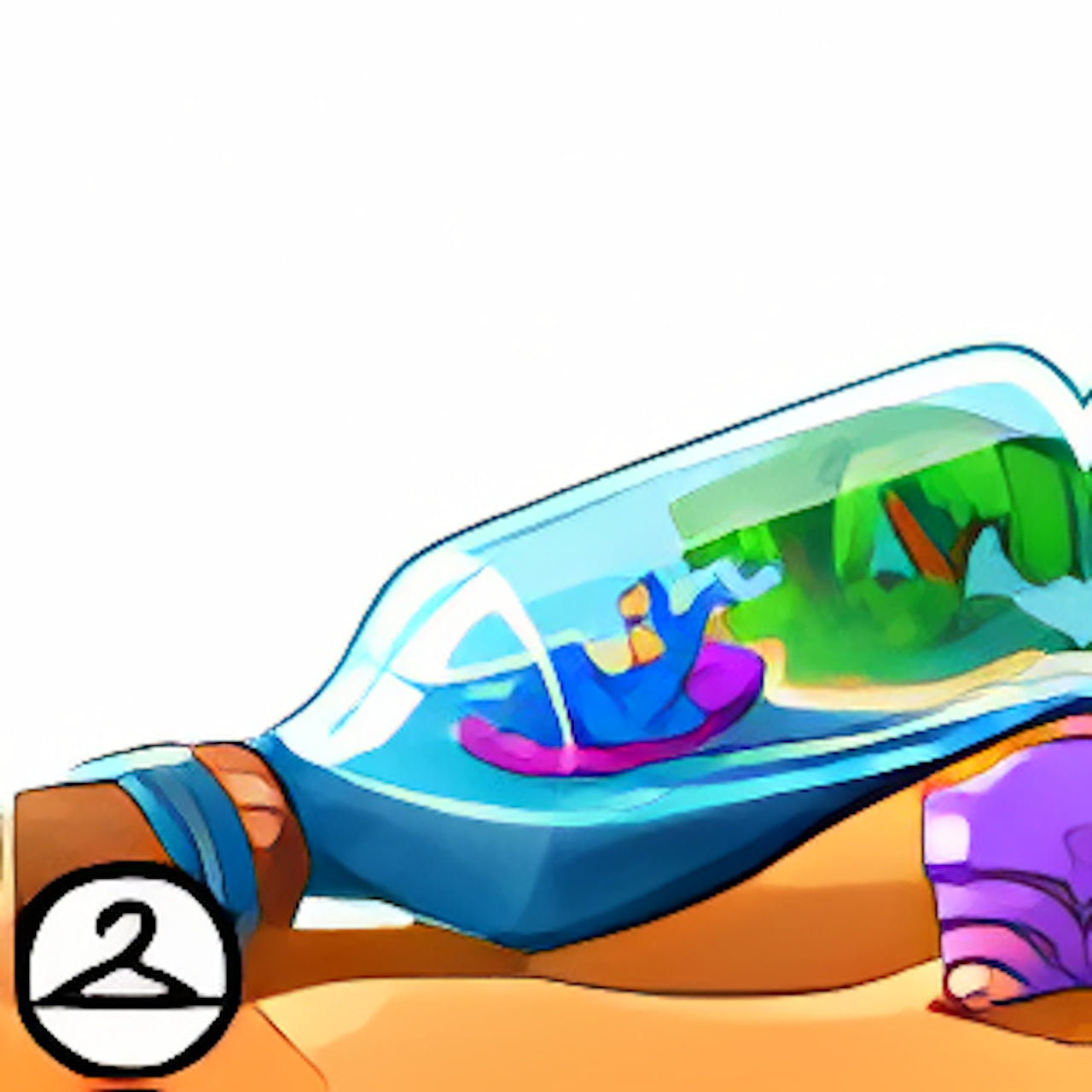 Premium Collectible: Beach in a Bottle Foreground