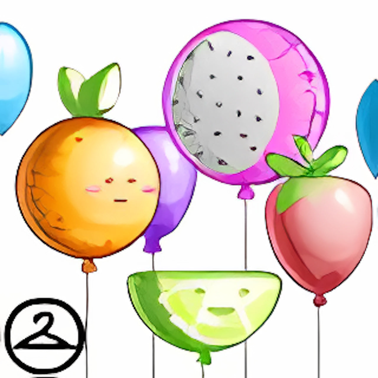 Premium Collectible: Floating Fruit Balloons