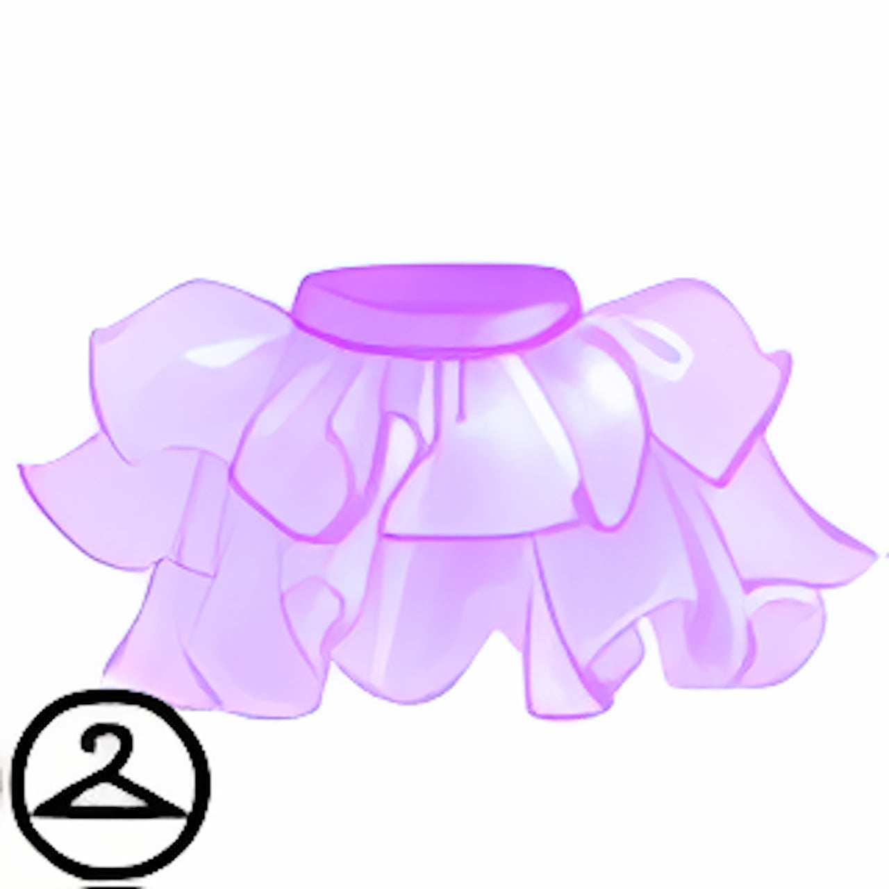 Dyeworks Lavender: Pastel Pink Chiffon Skirt