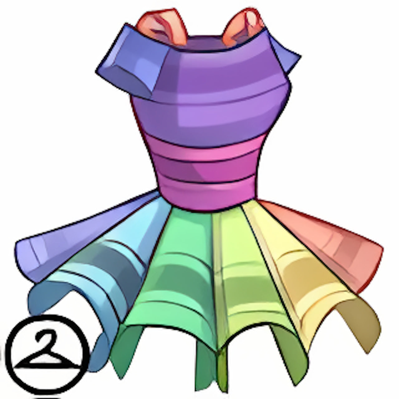 Crayon Wrapper Dress
