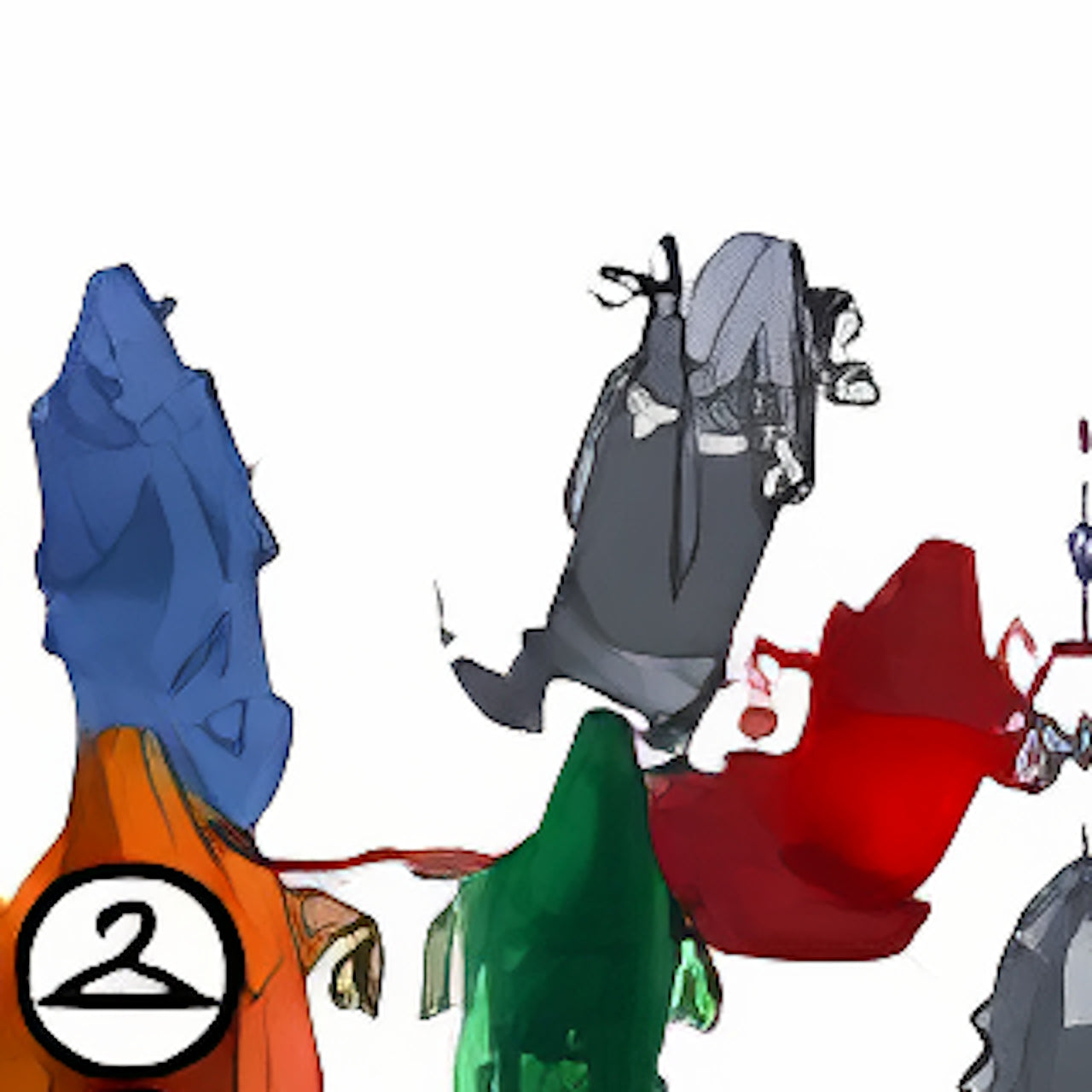 Melted Creepy Crayon Foreground
