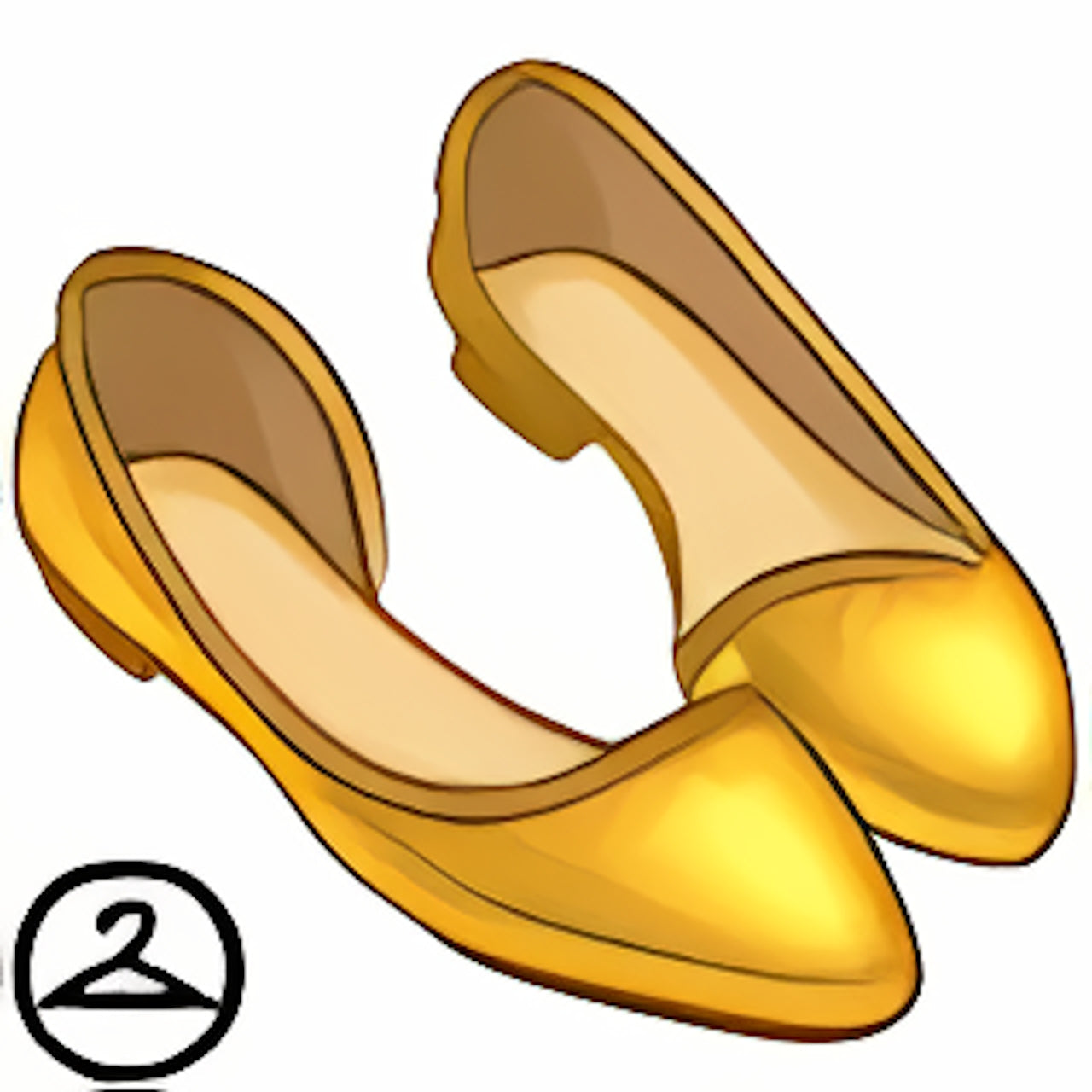 Gold New Years Shoes