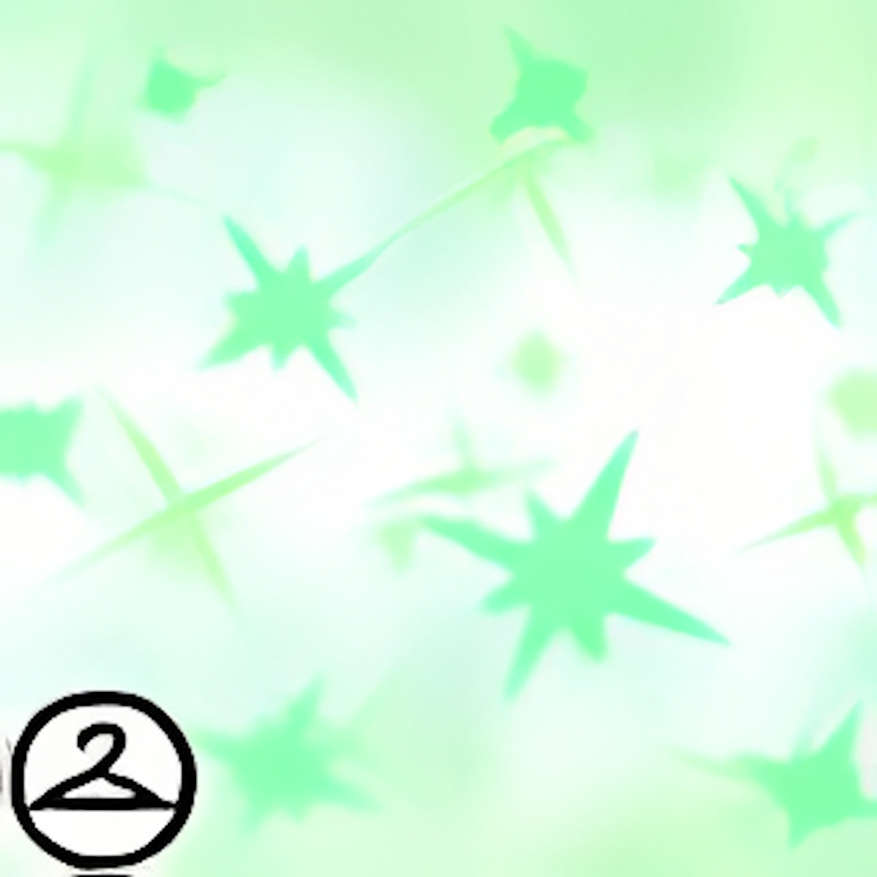 Green Glitter Shower