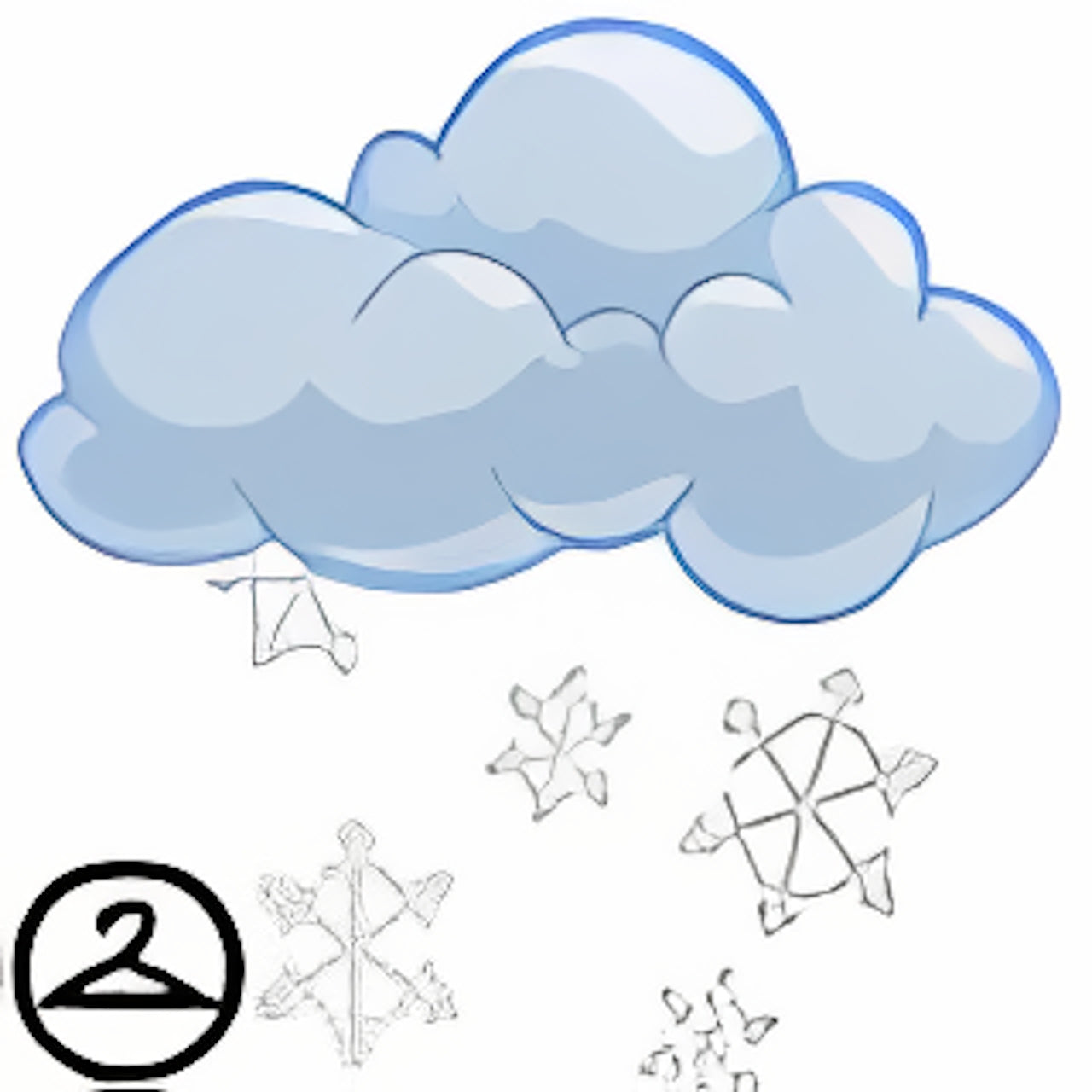 Snowy Day Cloud