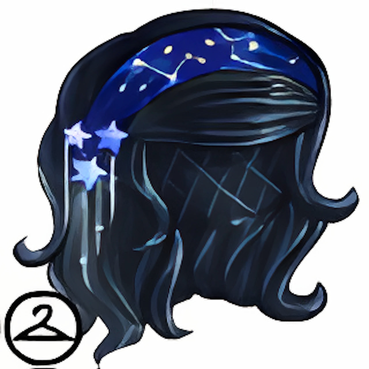 Starry Night Sky Wig