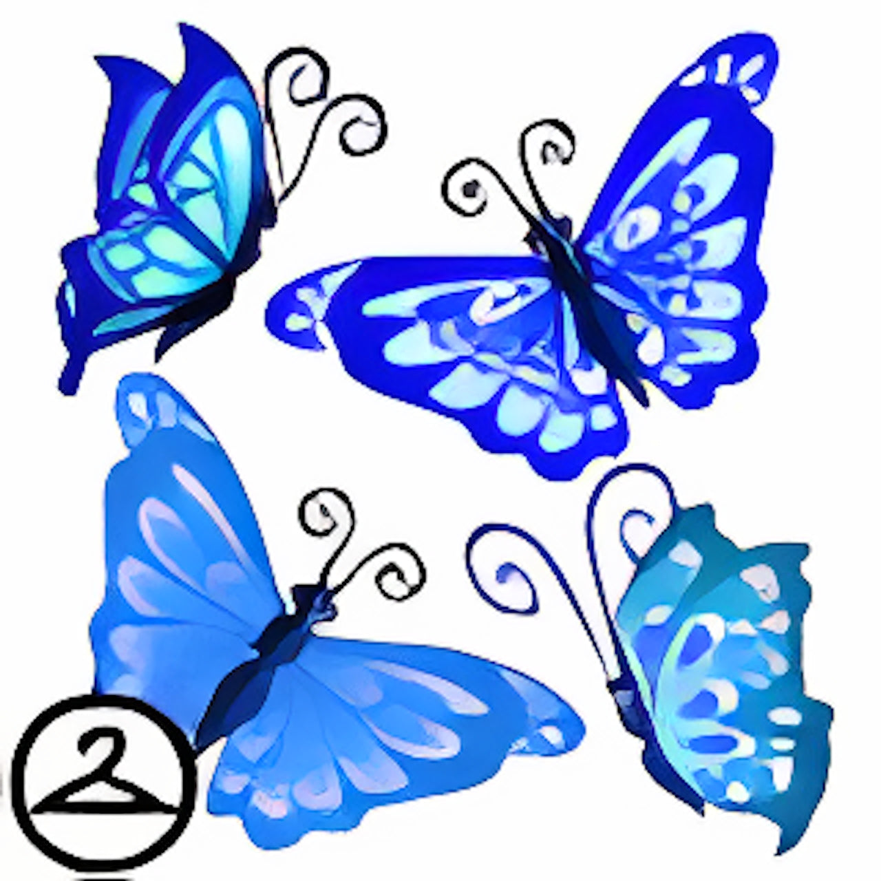 Dyeworks Blue: Mutant Butterfly Accessory
