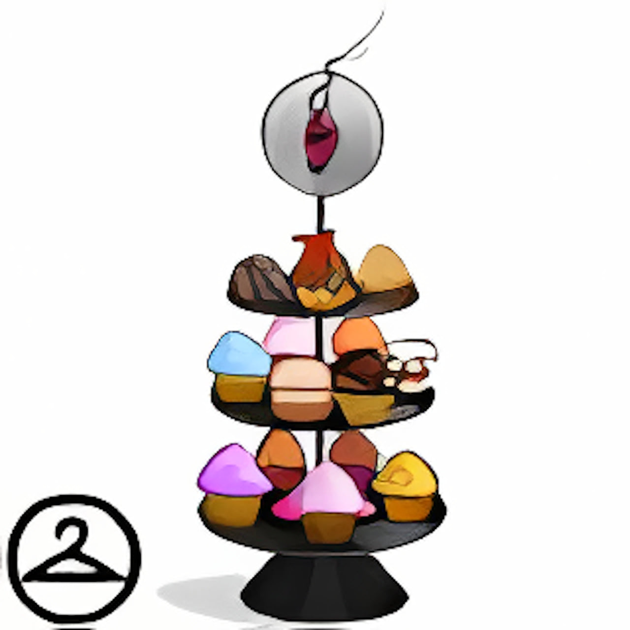 Record Dessert Stand