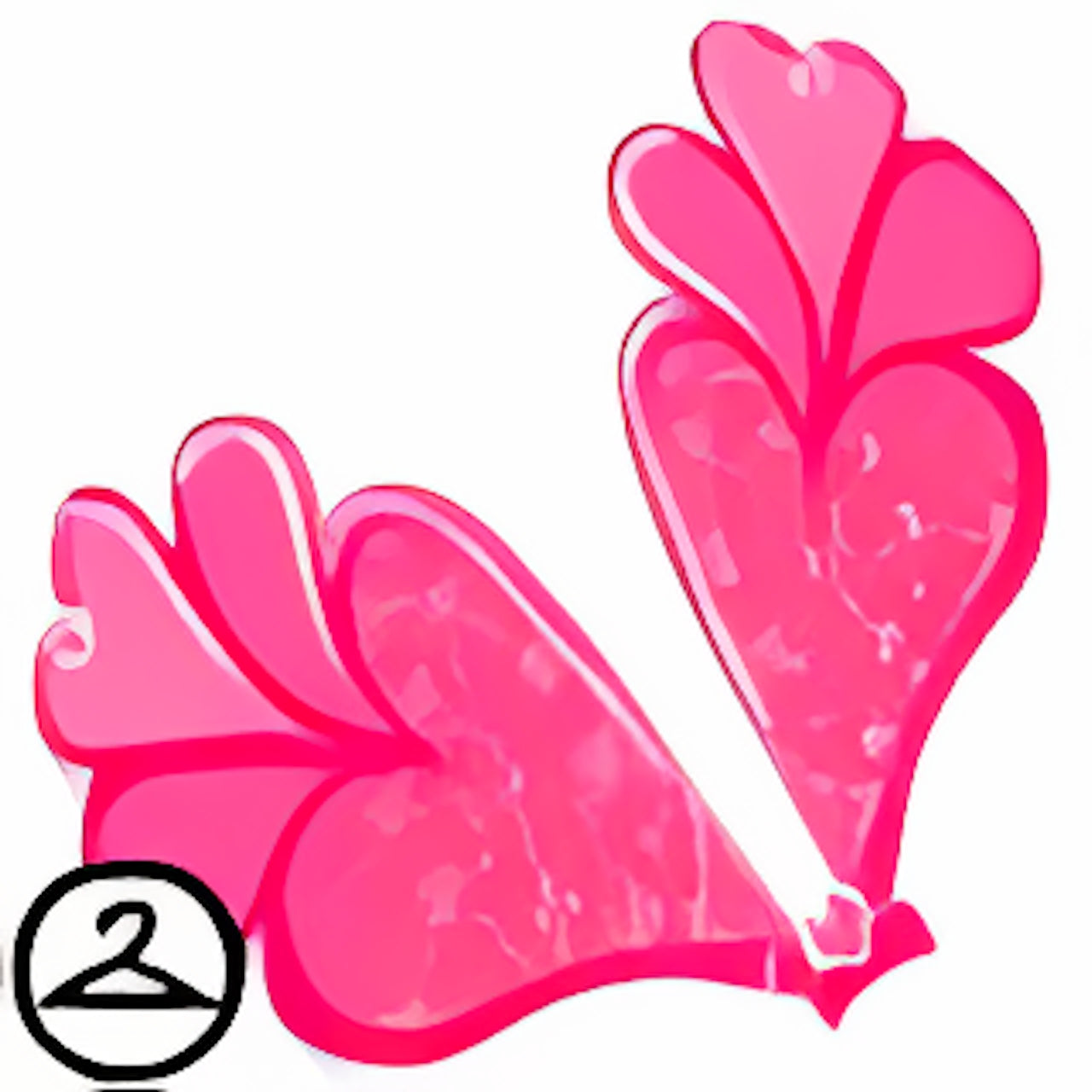 Delicate Heart Wings