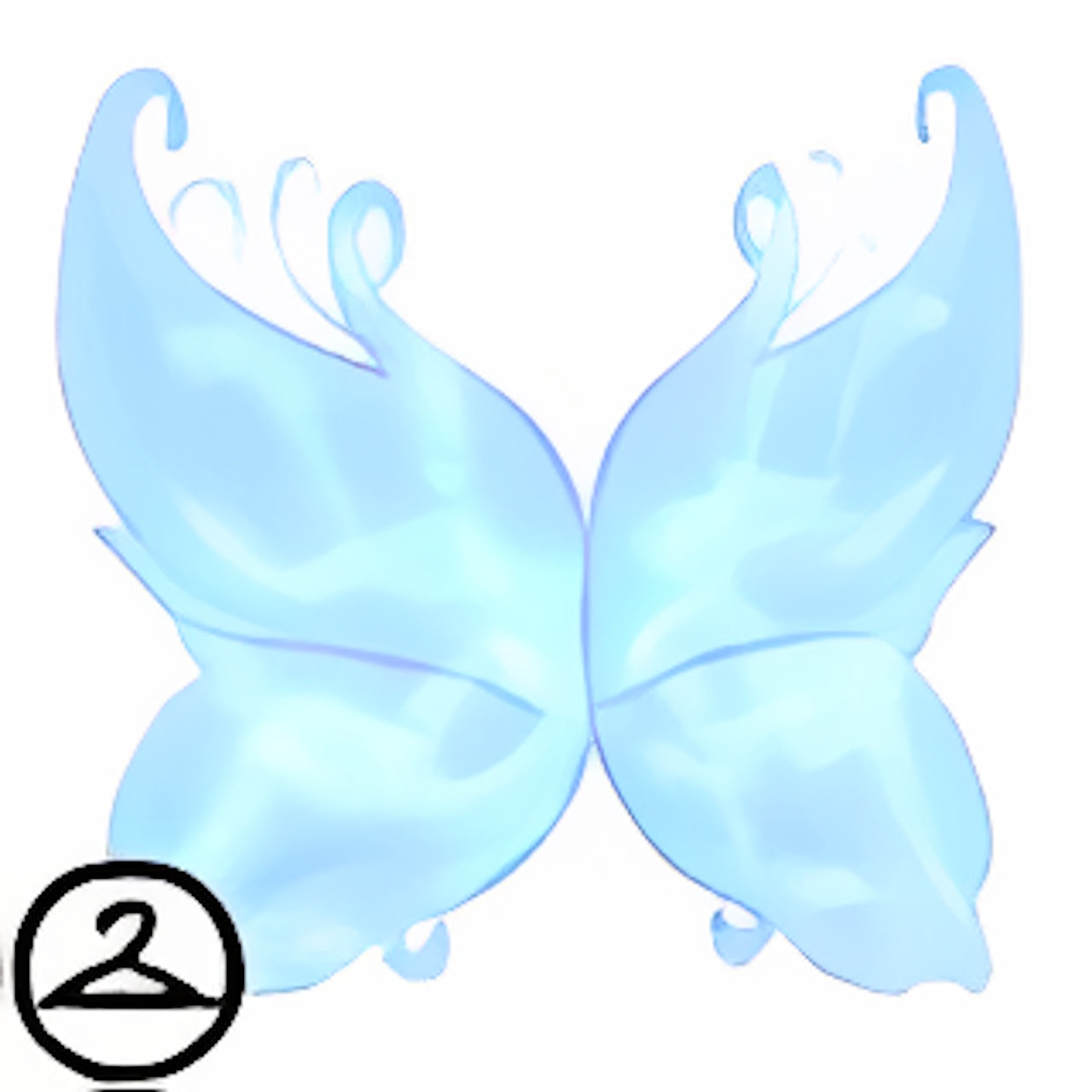Sheer Blue Wings