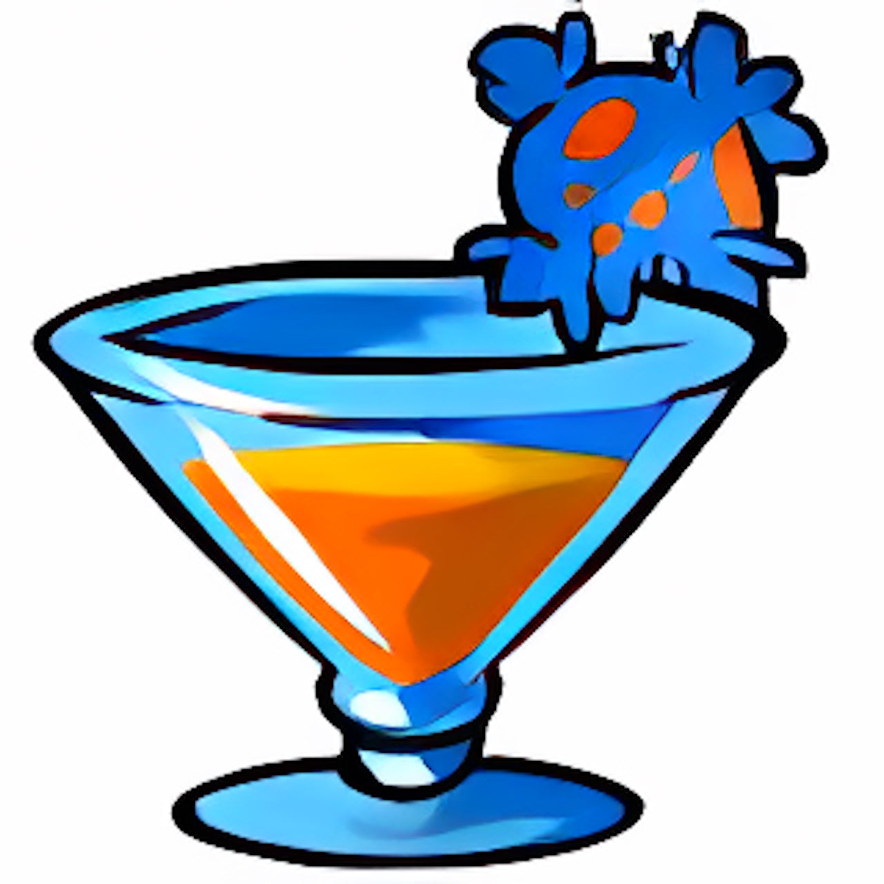 Blue and Orange Rambus Blend