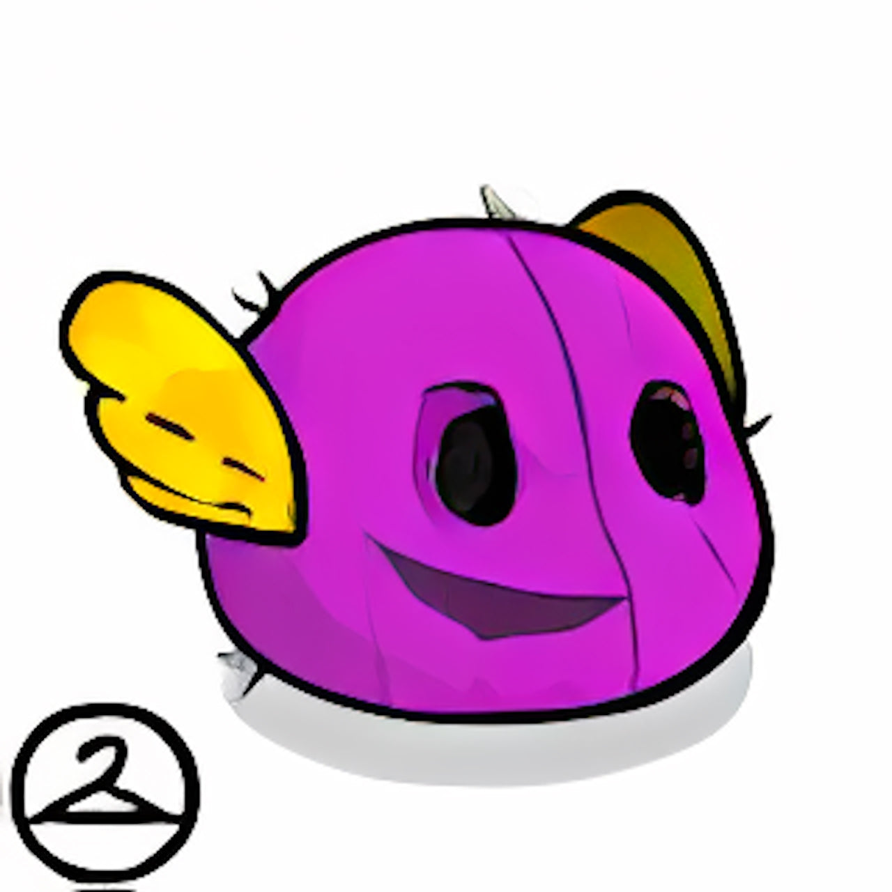 Purple Paint Blob Plushie