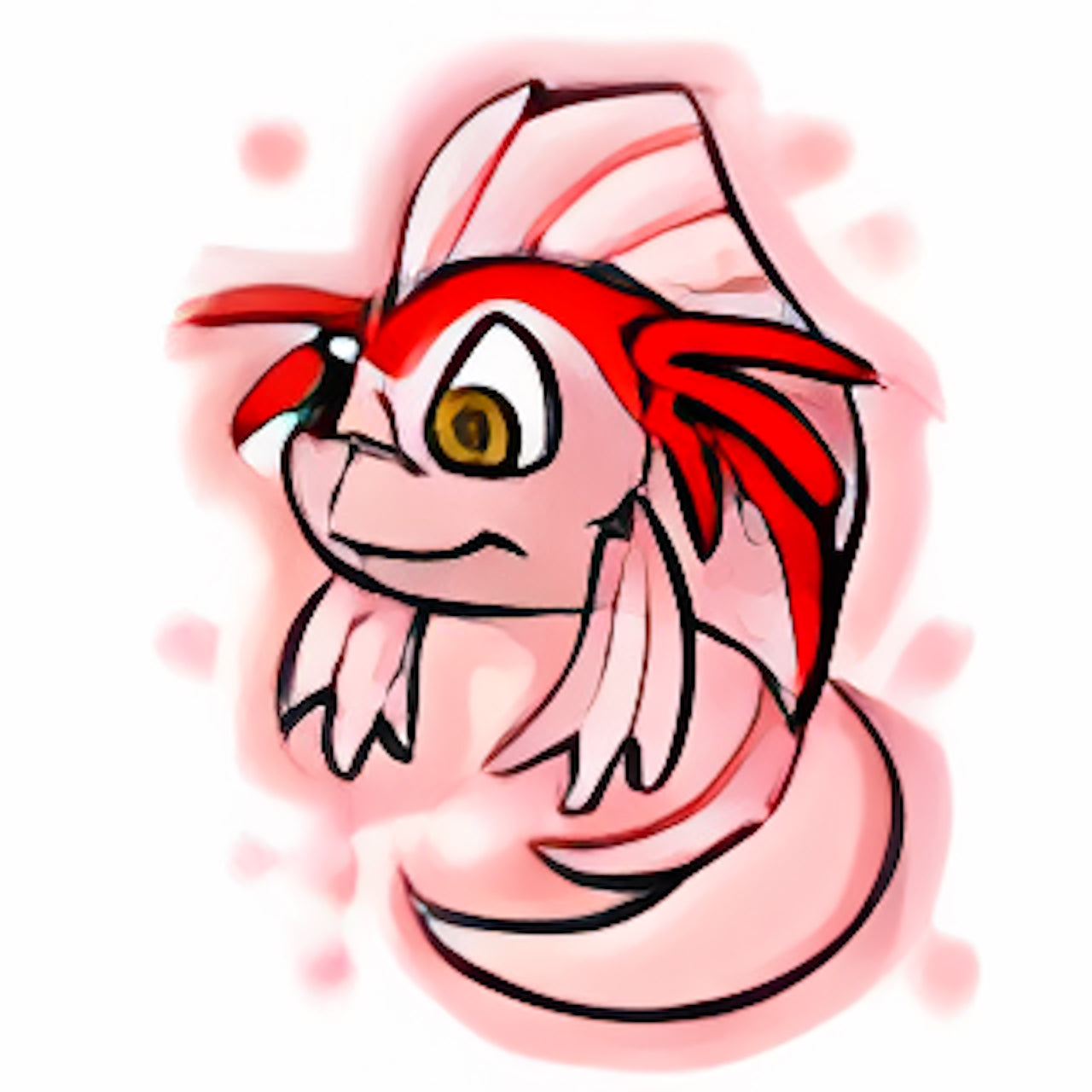 Magical Red Koi Plushie