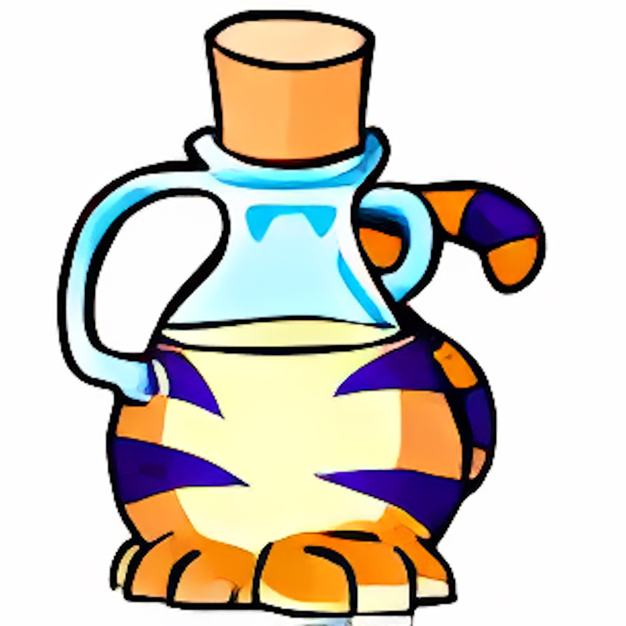 Orange Kougra Morphing Potion