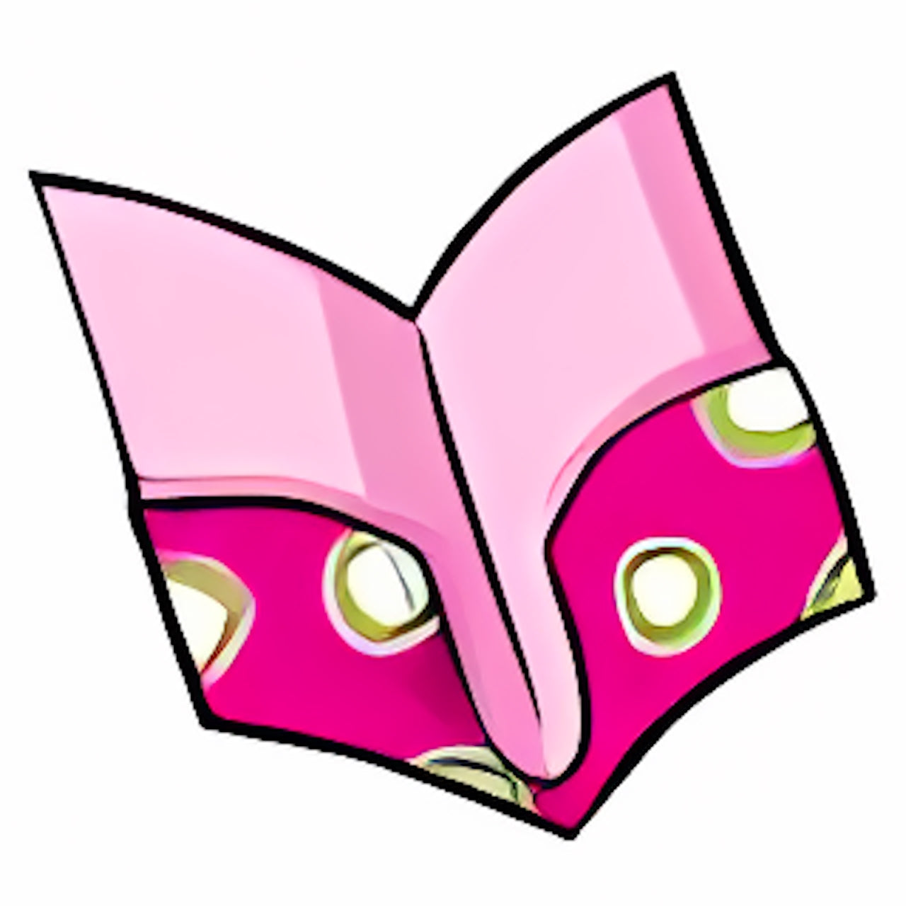 Pink Folder with Circles