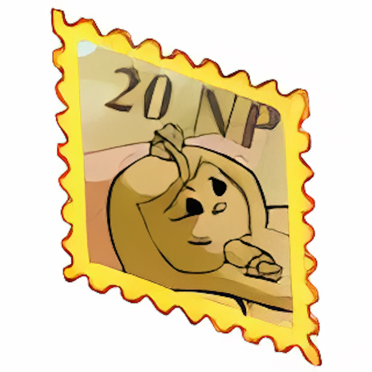 Lost Desert Sphinx Stamp