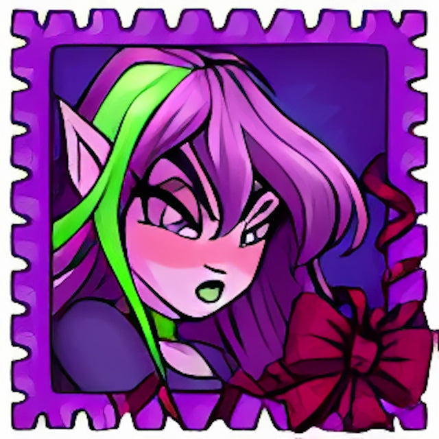 Blushing Jhudora Stamp