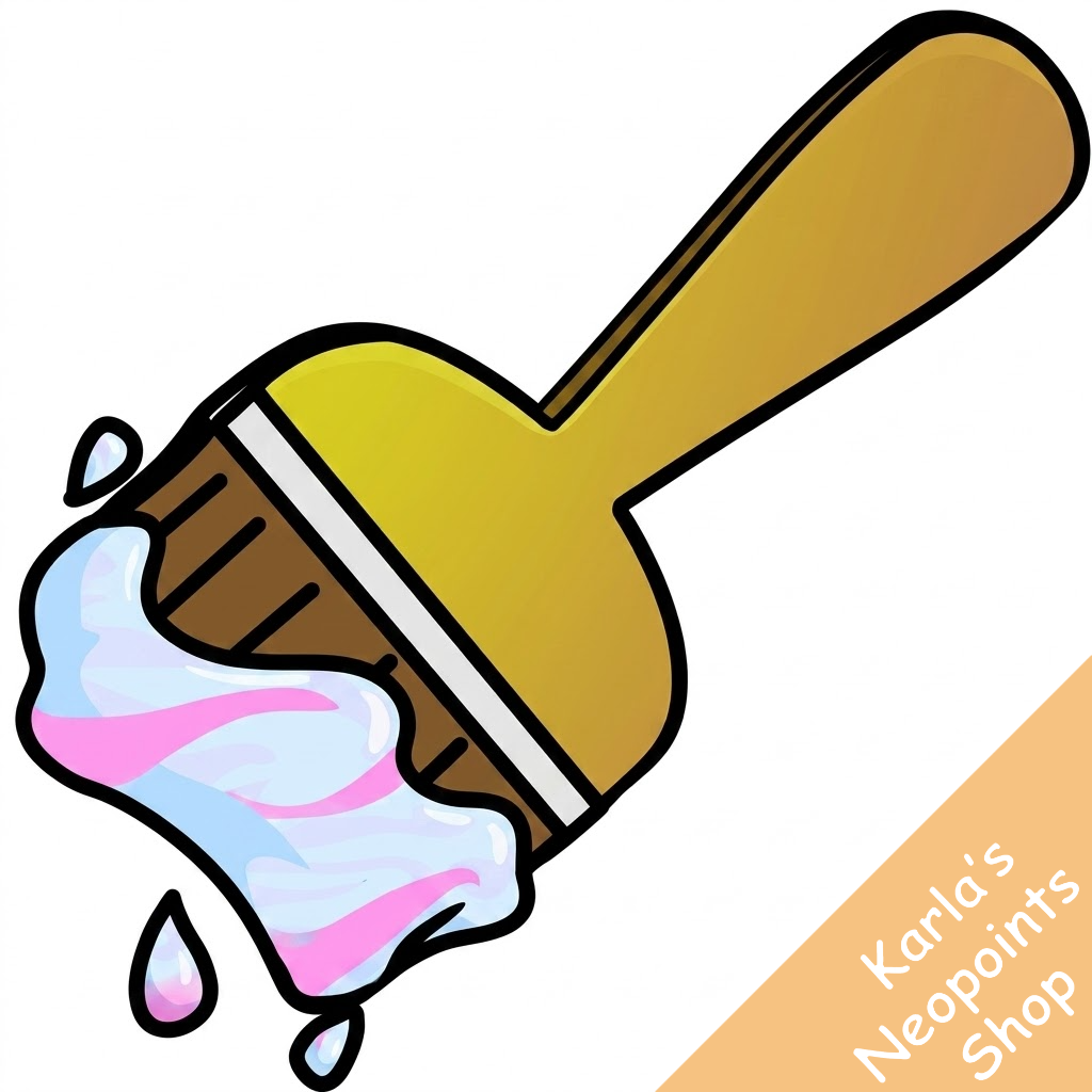 Striped Paint Brush