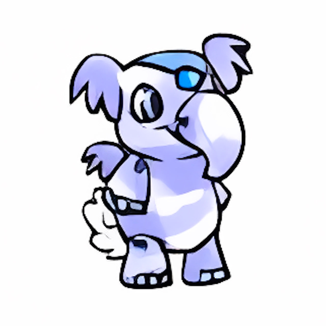 Cloud Elephante Squeaky Toy