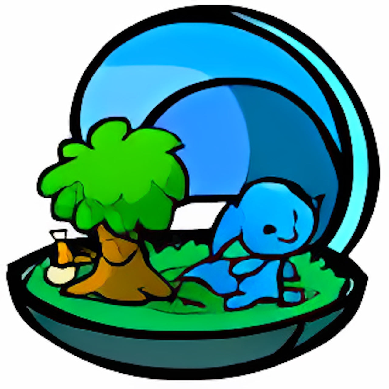 Blue Kacheek Play Set