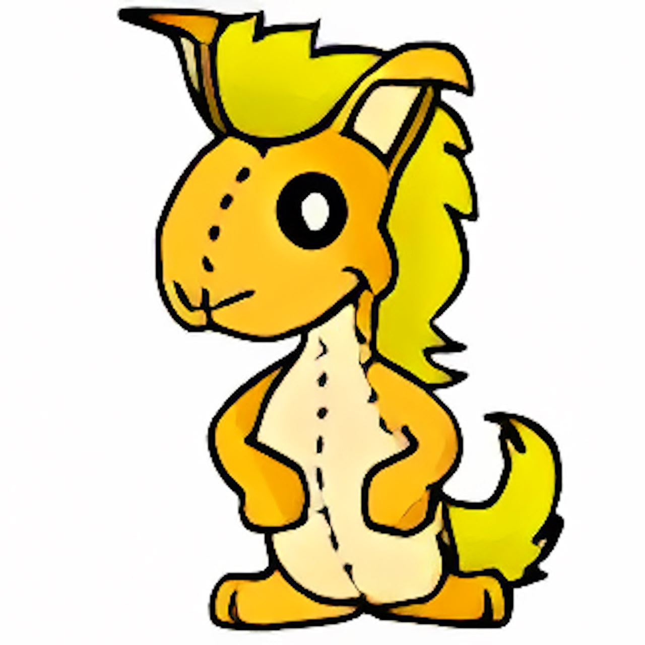 Magical Yellow Kyrii Plushie