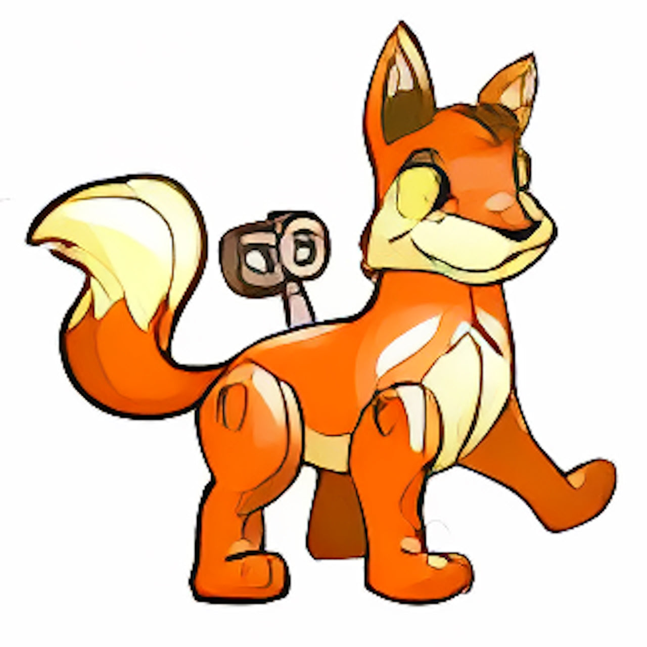 Orange Lupe Wind Up Toy