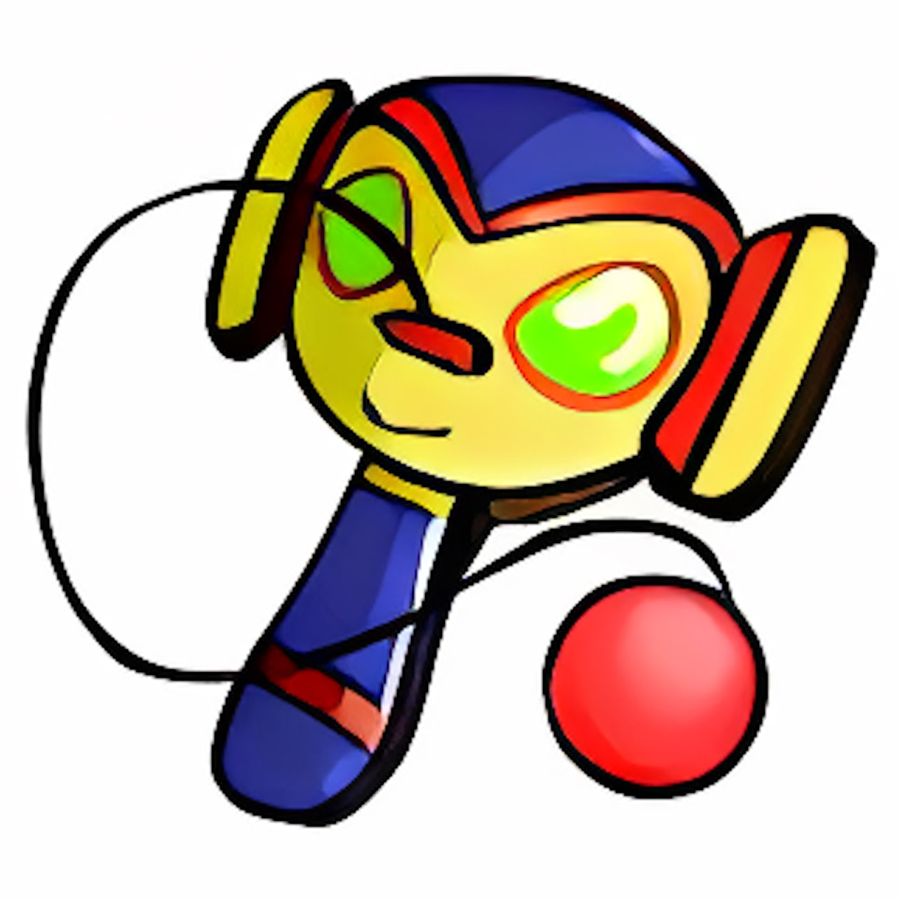 Robot Mynci Paddleball Game