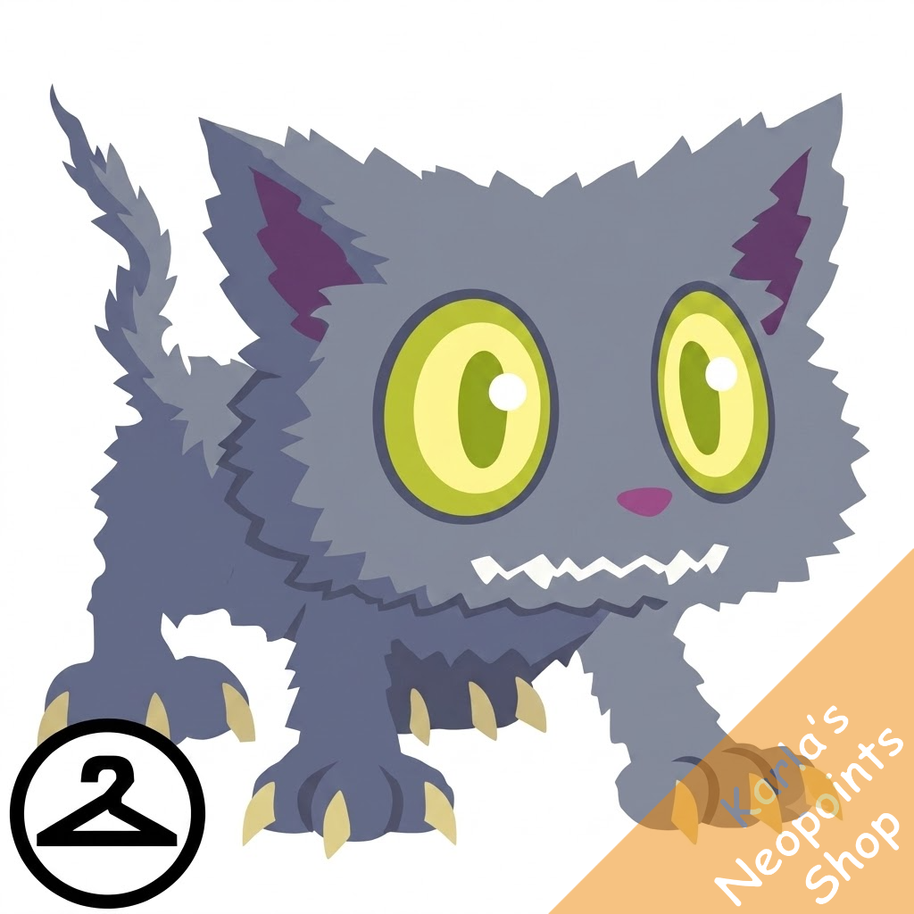 Giant Mutant Meowclops Petpet Wearable