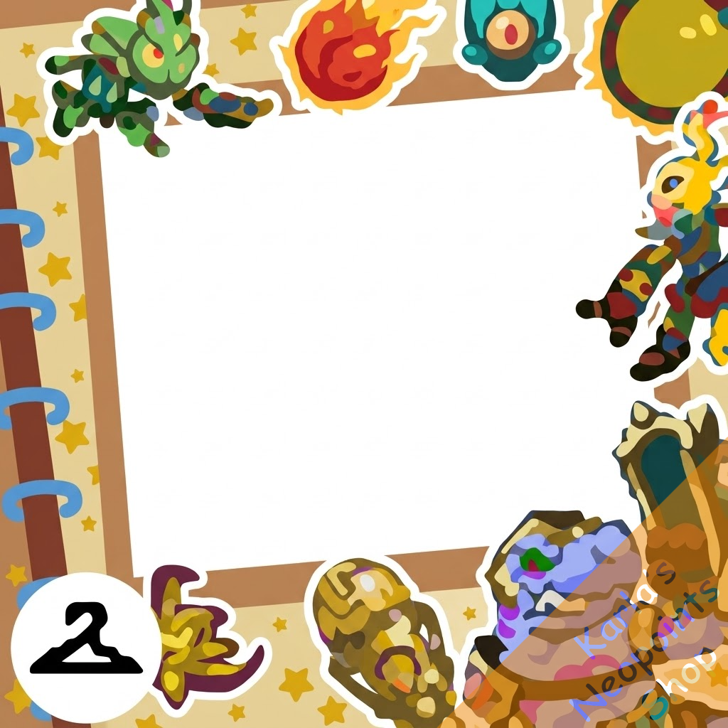 Altador Cup Memories Scrapbook Frame